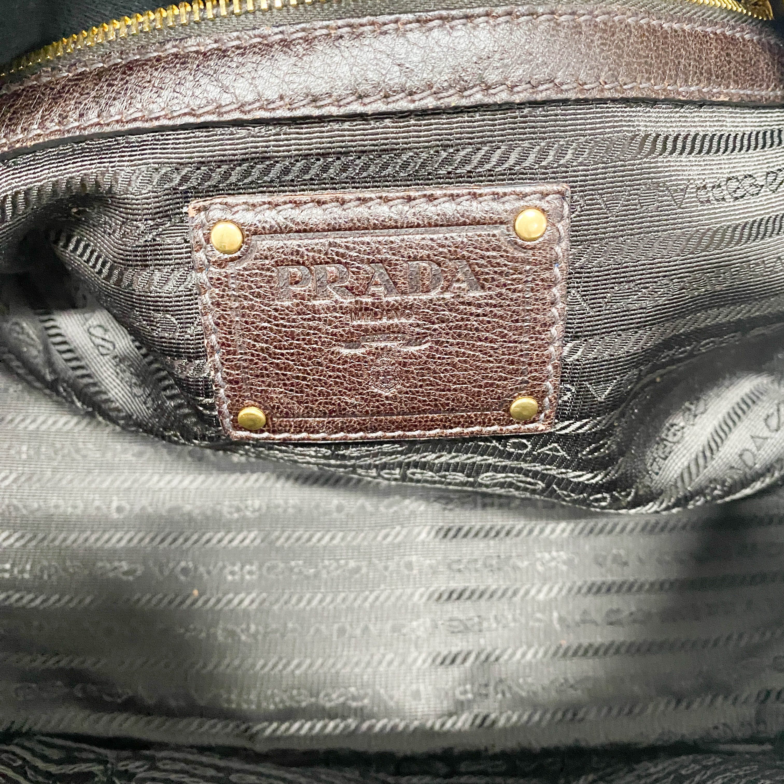 Brown Leather Handle Bag