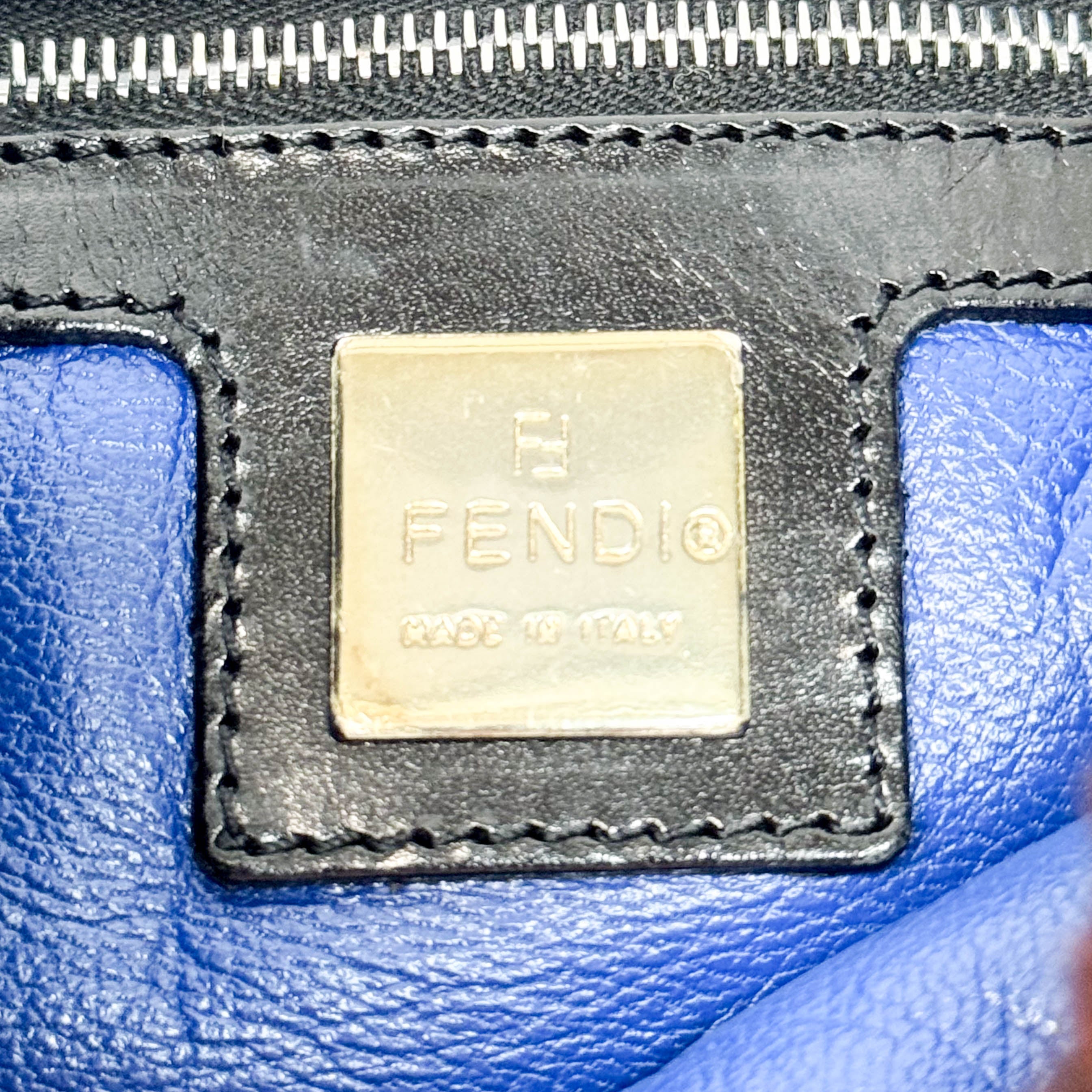 Mamma Baguette Red Multicolor Fur Shoulder Bag