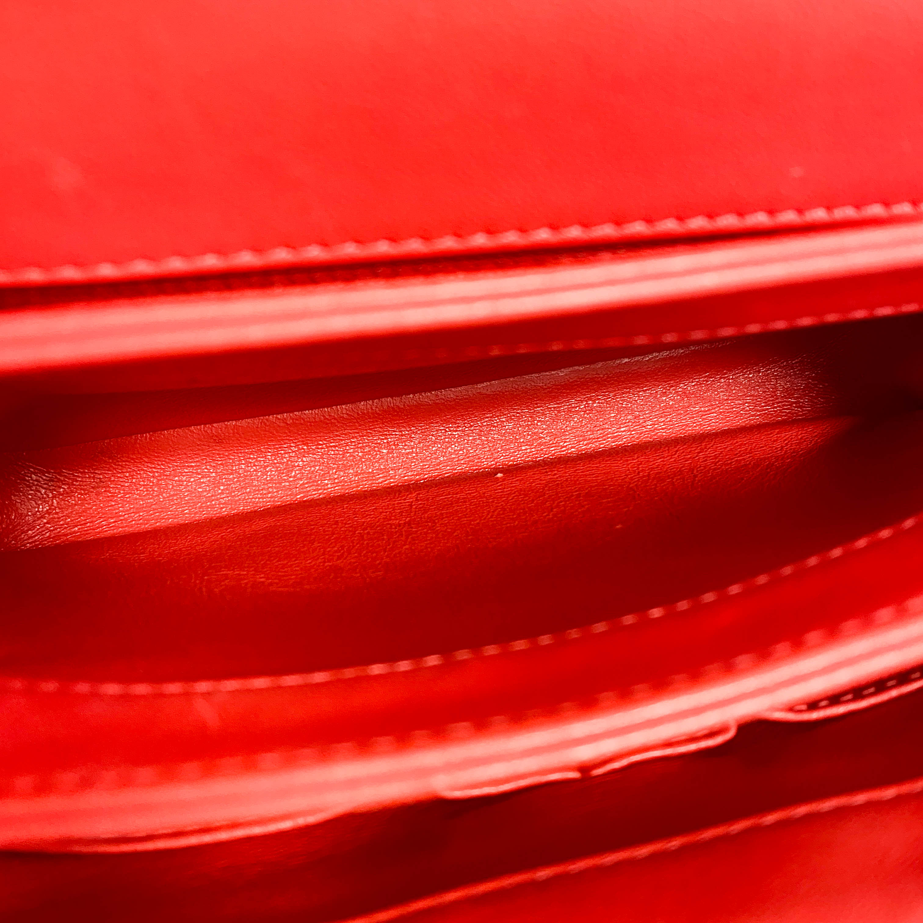 Trendy CC Coral Lambskin Quilted Small Flap Top Handle Shoulder Bag