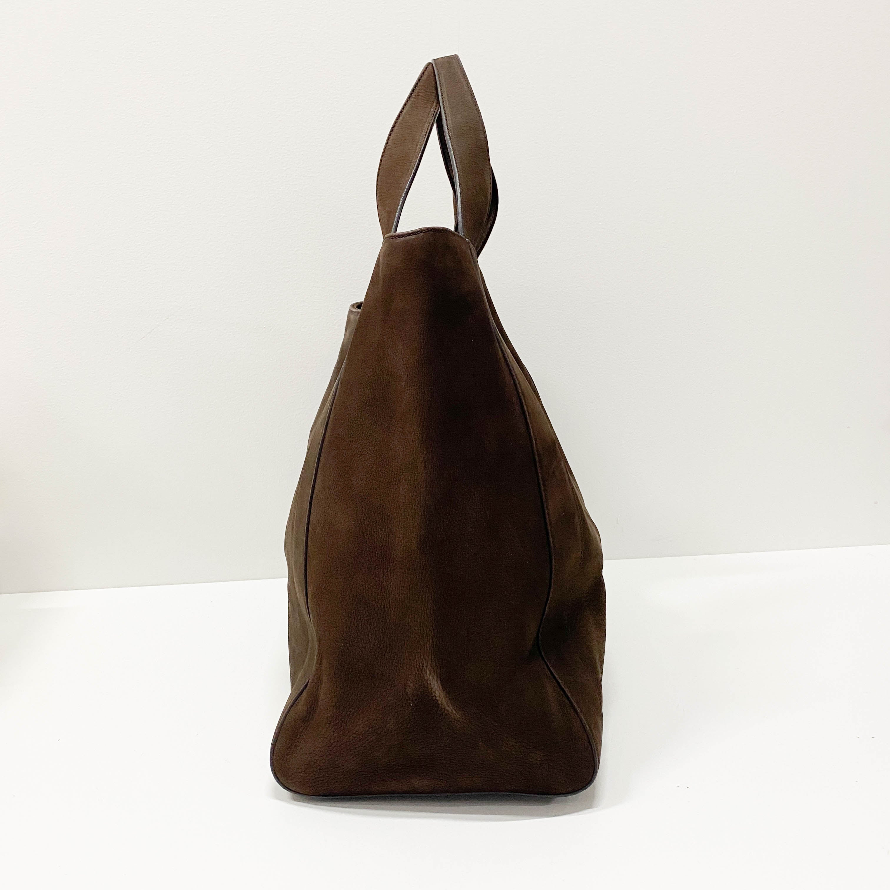 Horsebit Brown Leather Totes