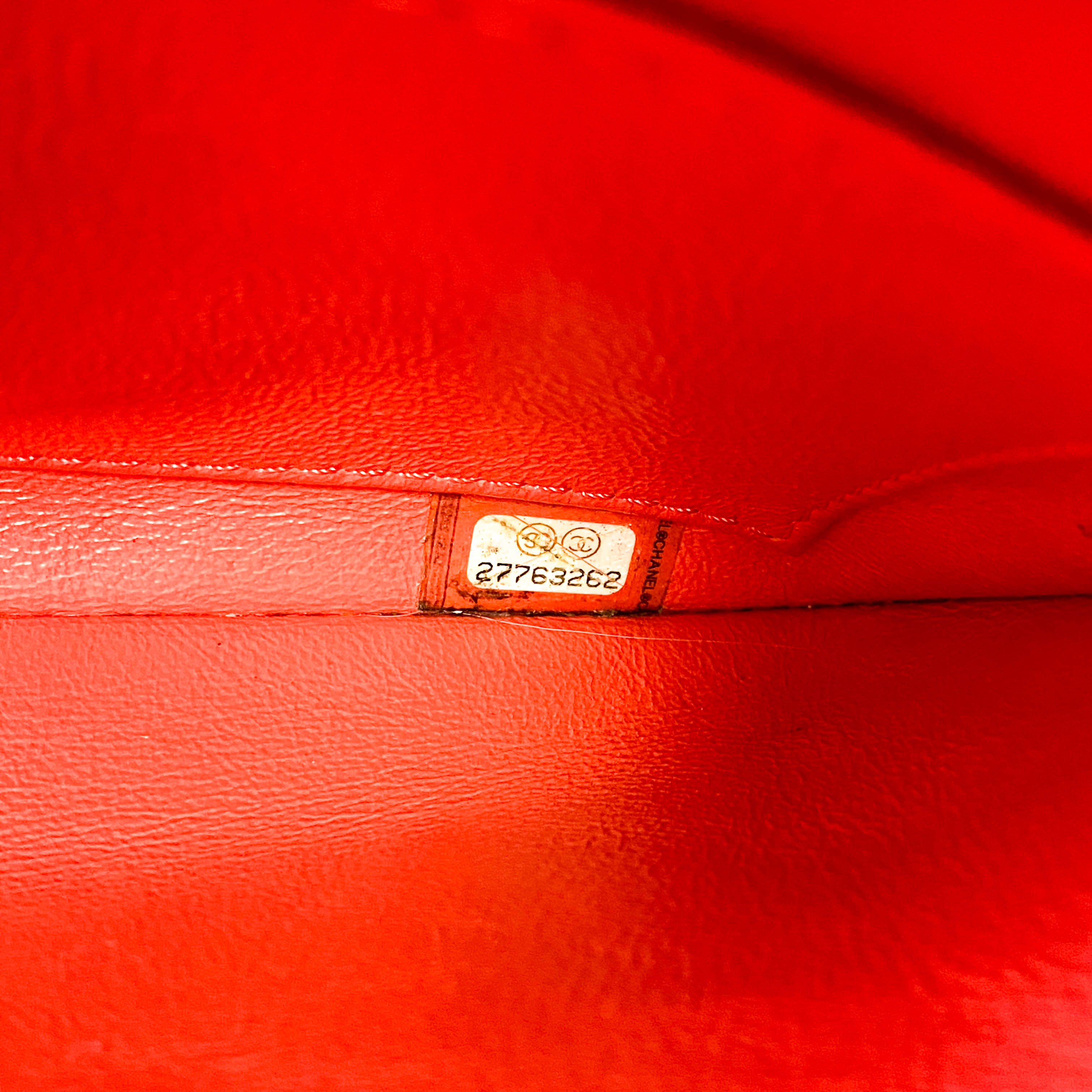 Trendy CC Coral Lambskin Quilted Small Flap Top Handle Shoulder Bag