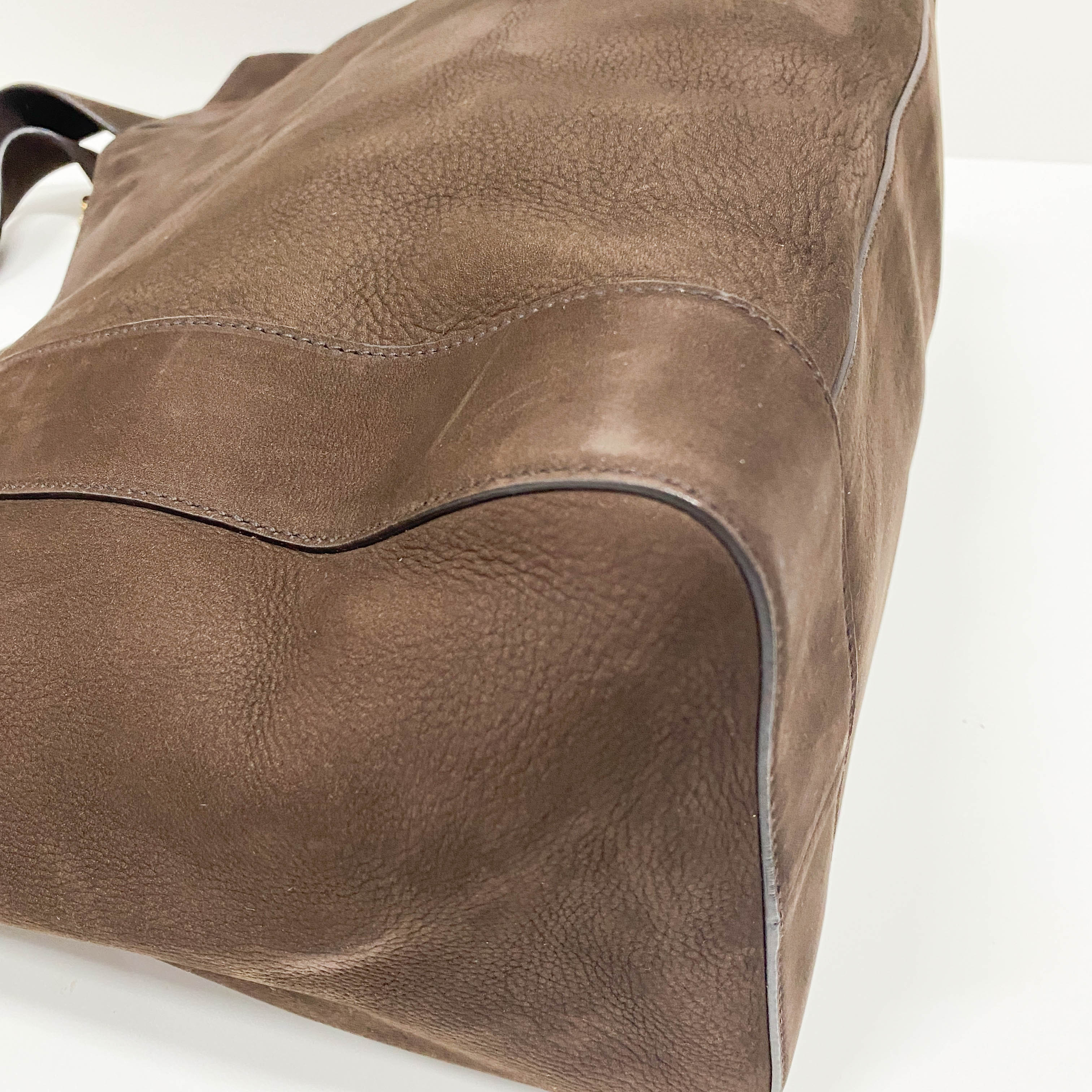 Horsebit Brown Leather Totes