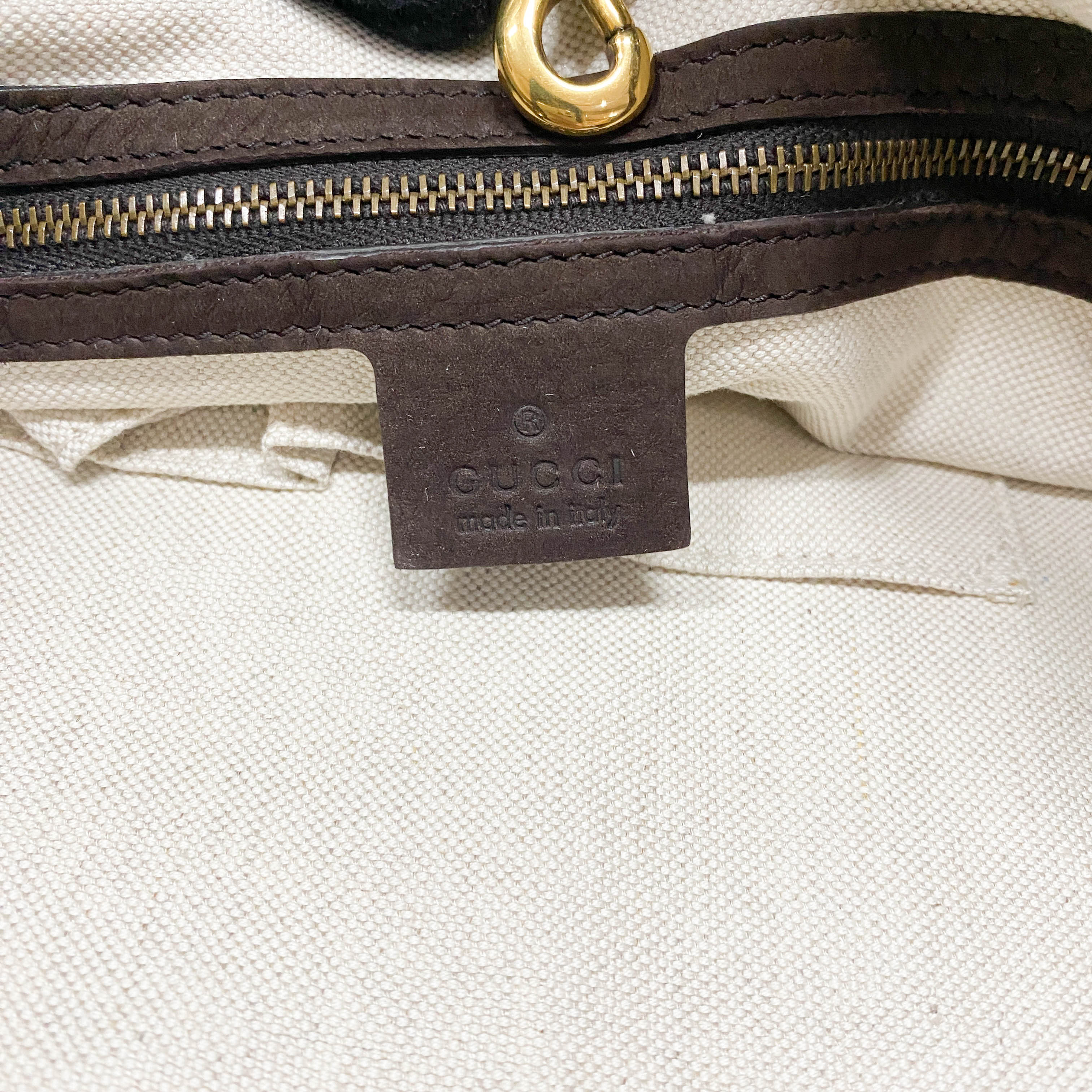 Horsebit Brown Leather Totes