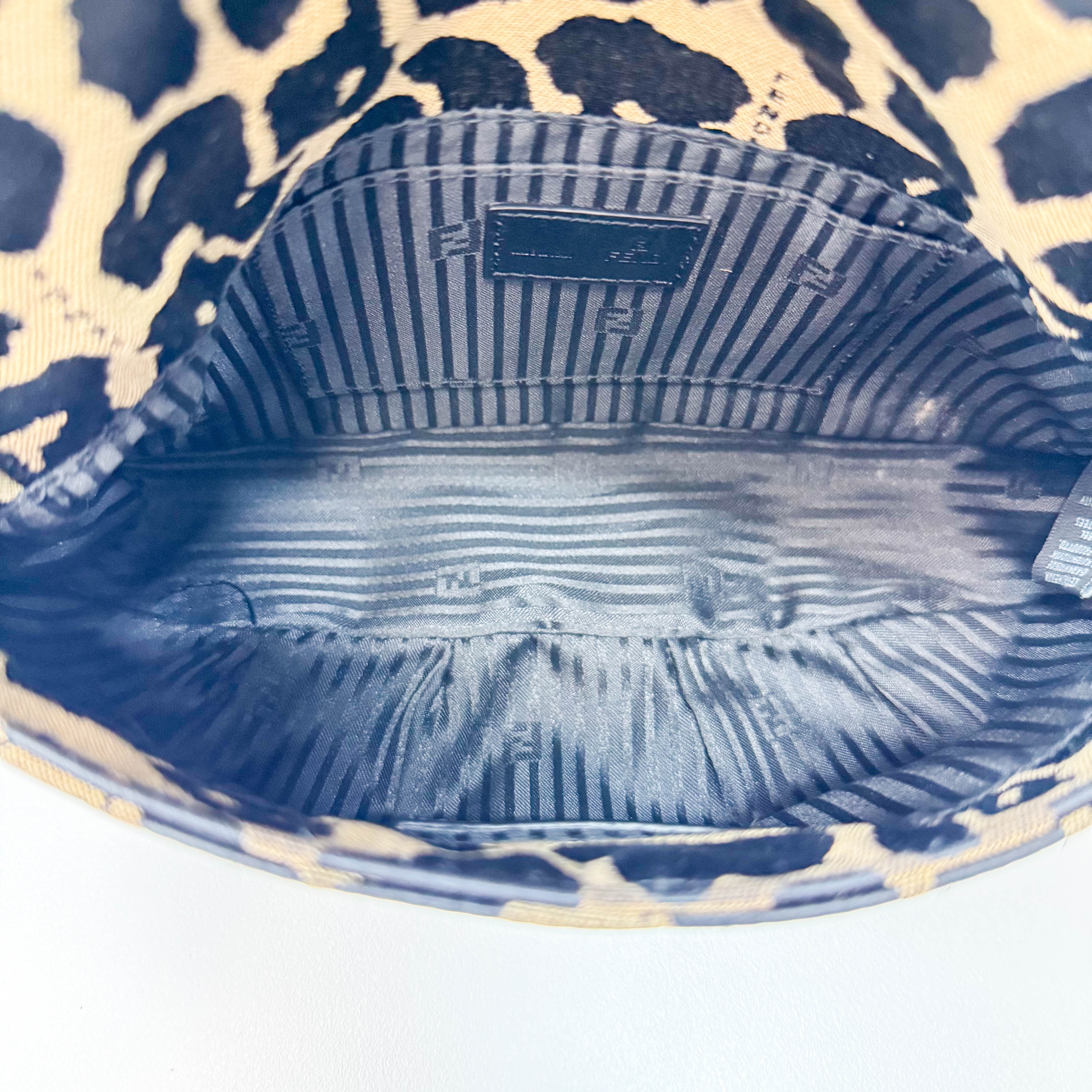 Mini Mamma Baguette Satin Leopard Print