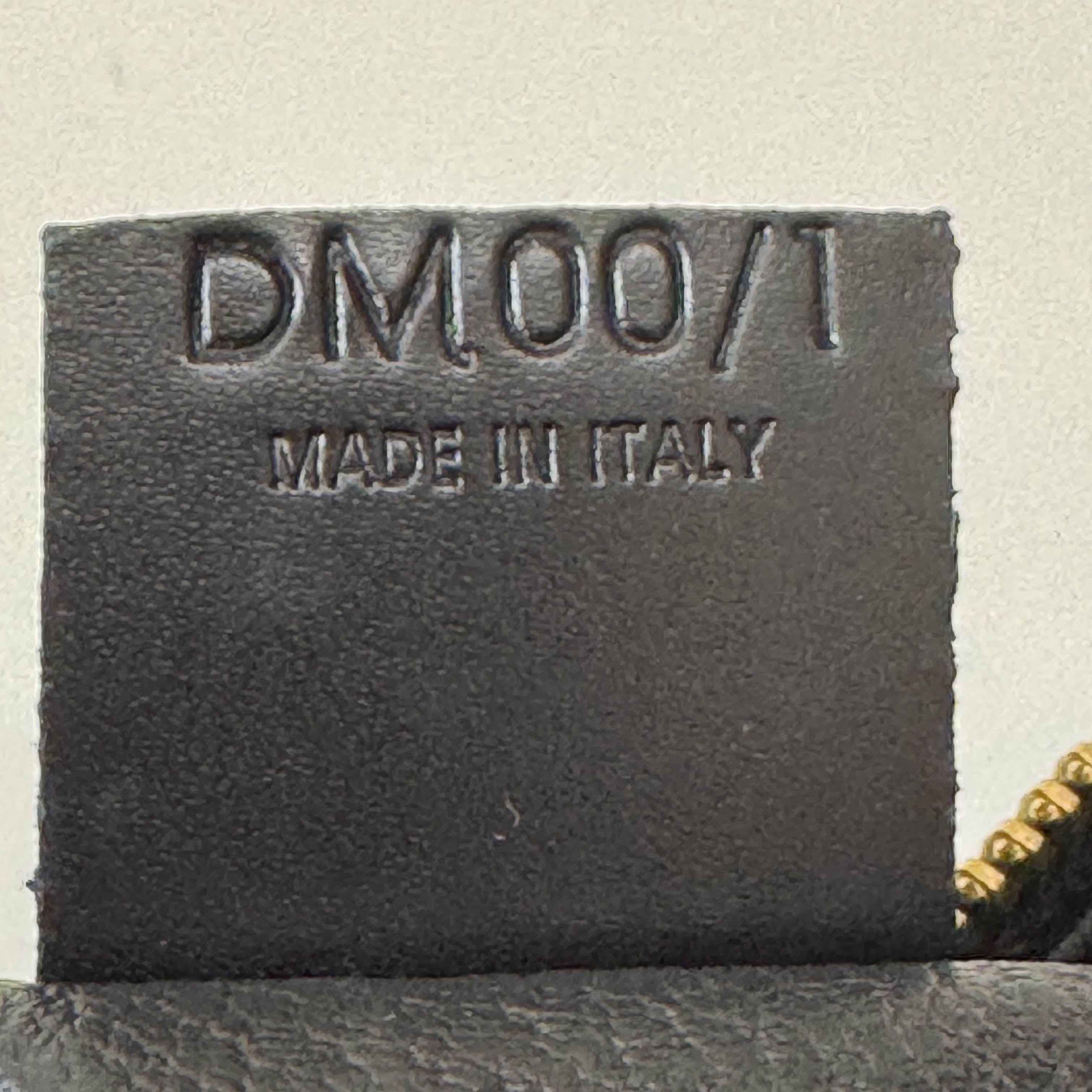 Vintage Black Macadam Triomphe Pouch Bag