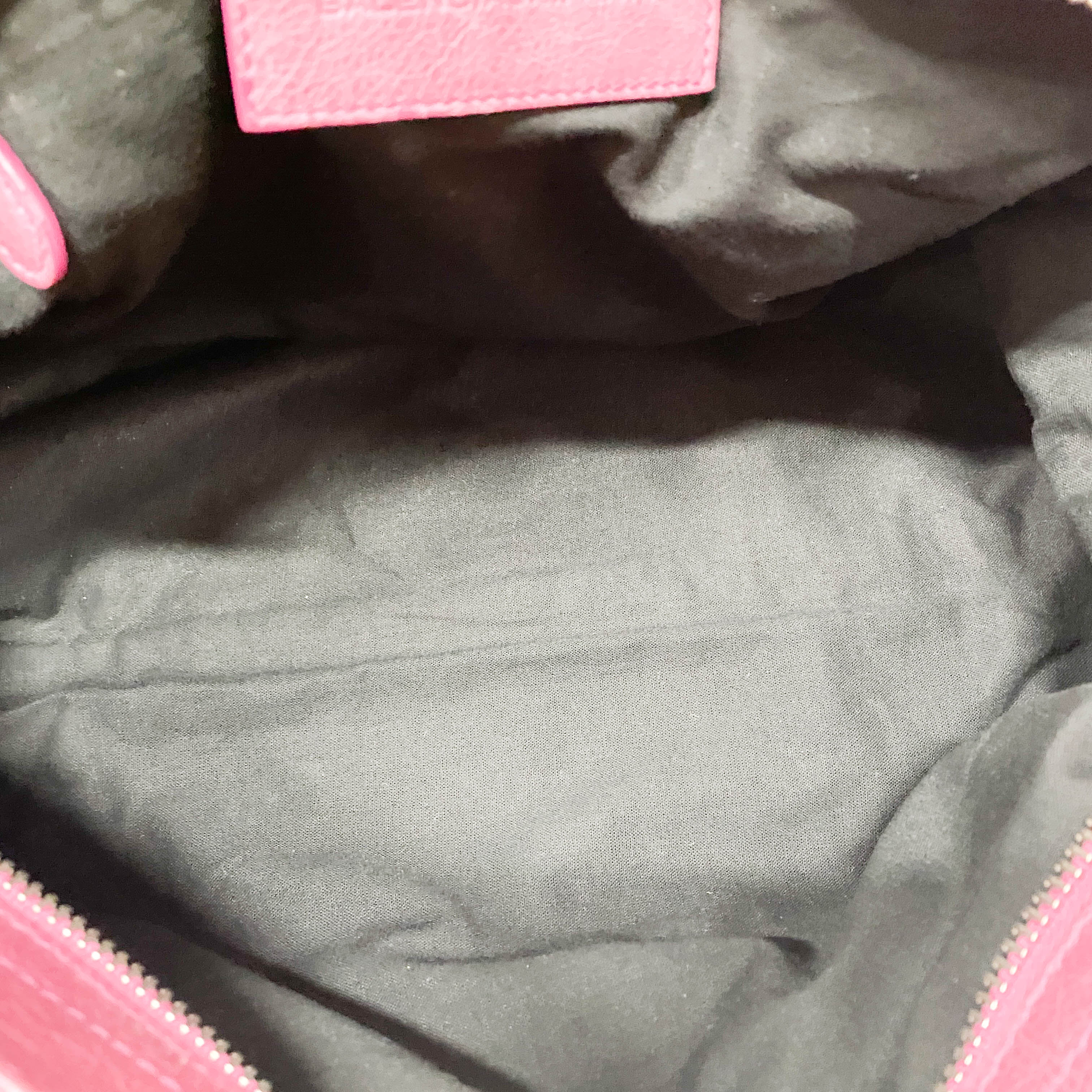 The City Pink Leather Shoulder Bag