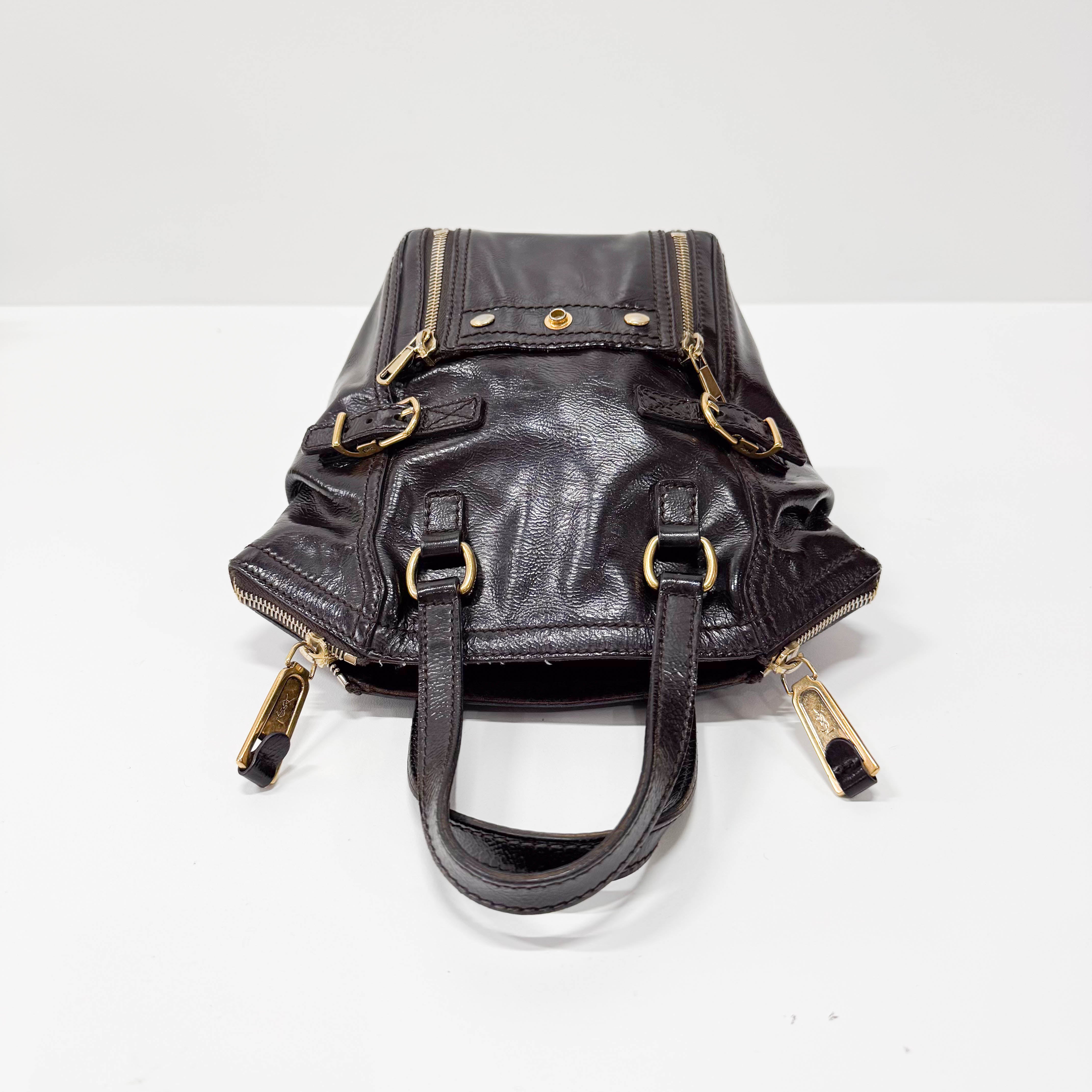 Small Black Leather Handbag