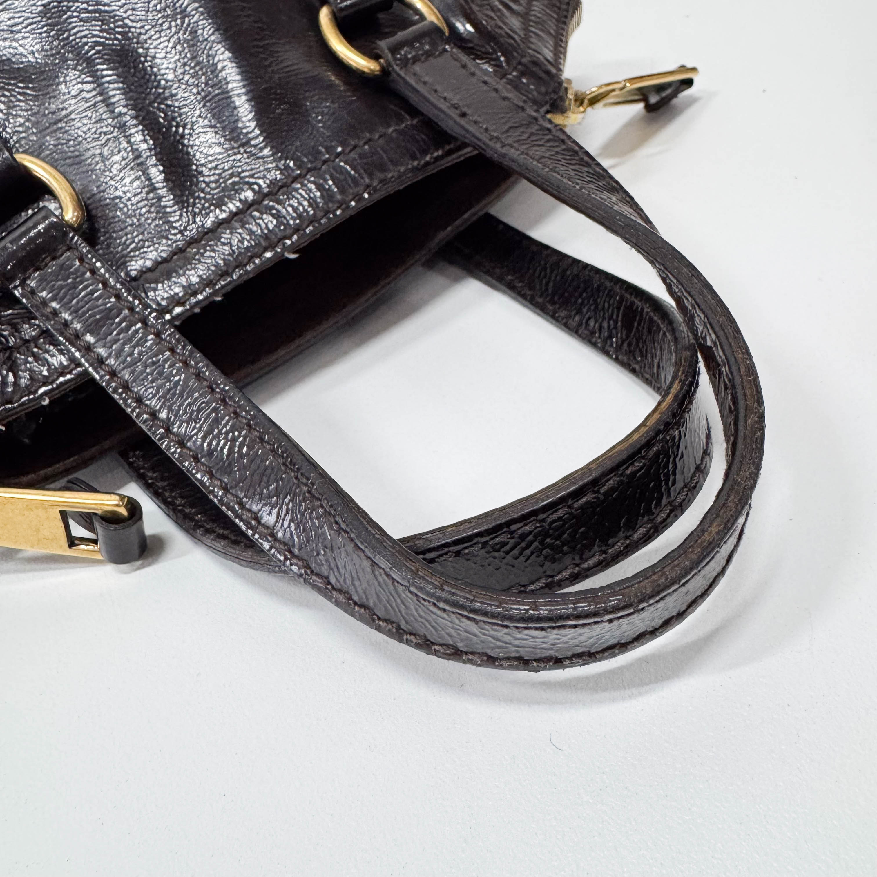 Small Black Leather Handbag