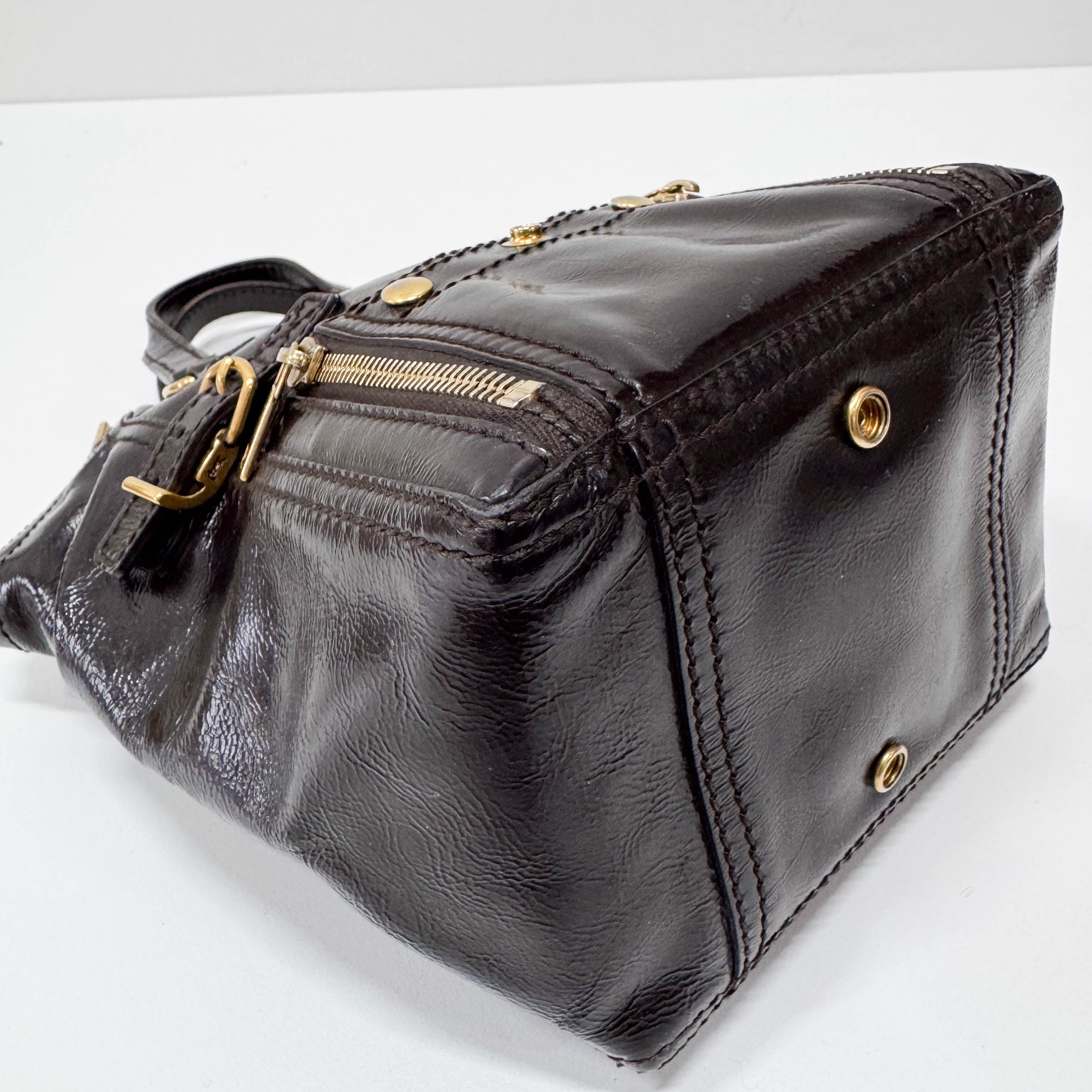 Small Black Leather Handbag