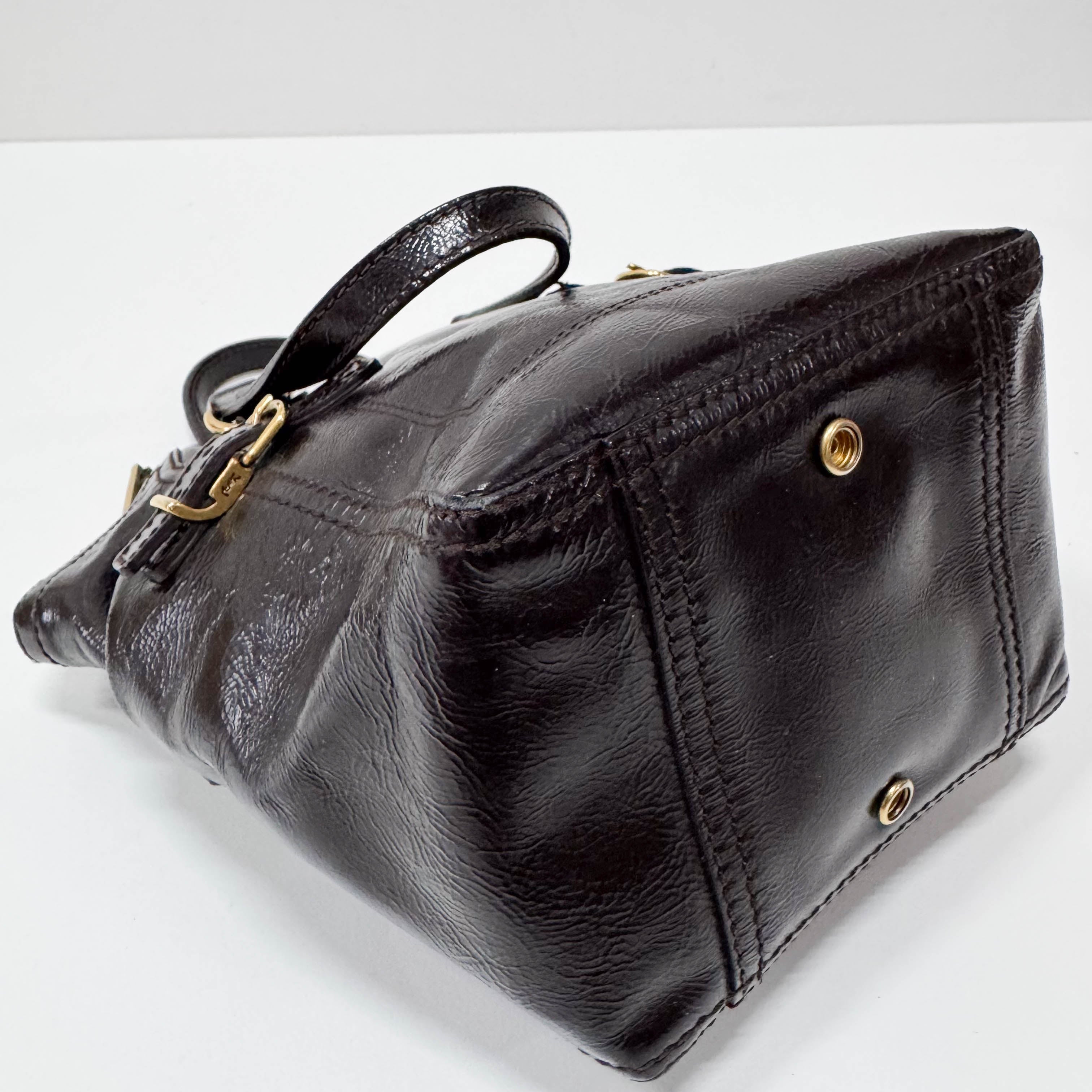 Small Black Leather Handbag
