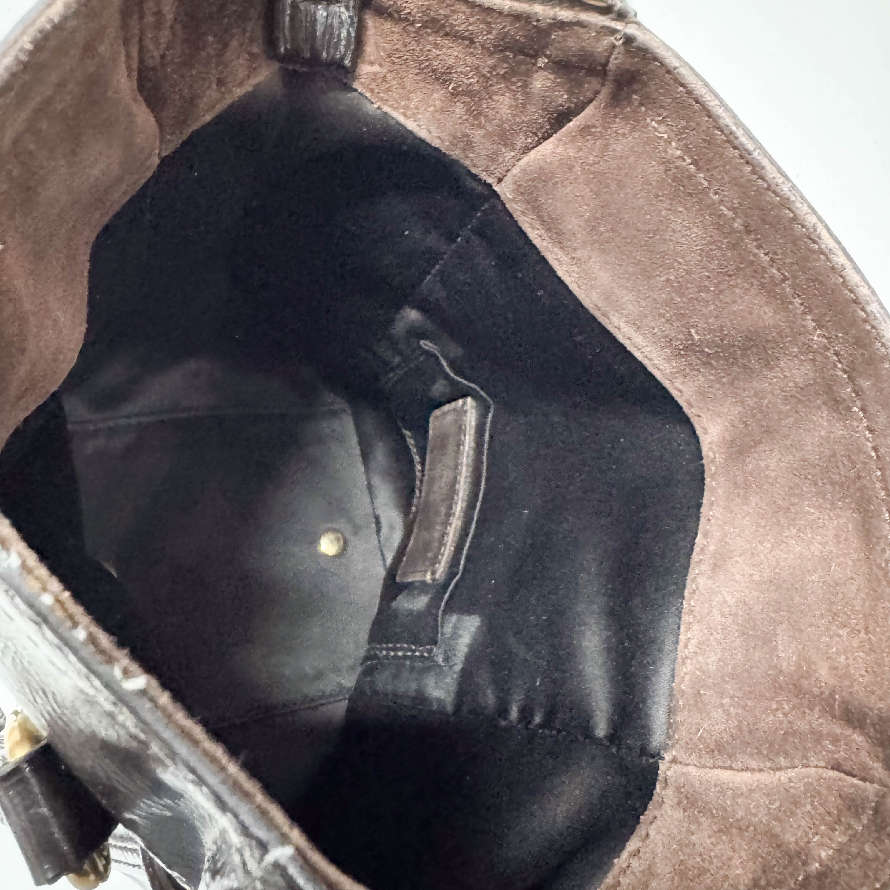 Small Black Leather Handbag