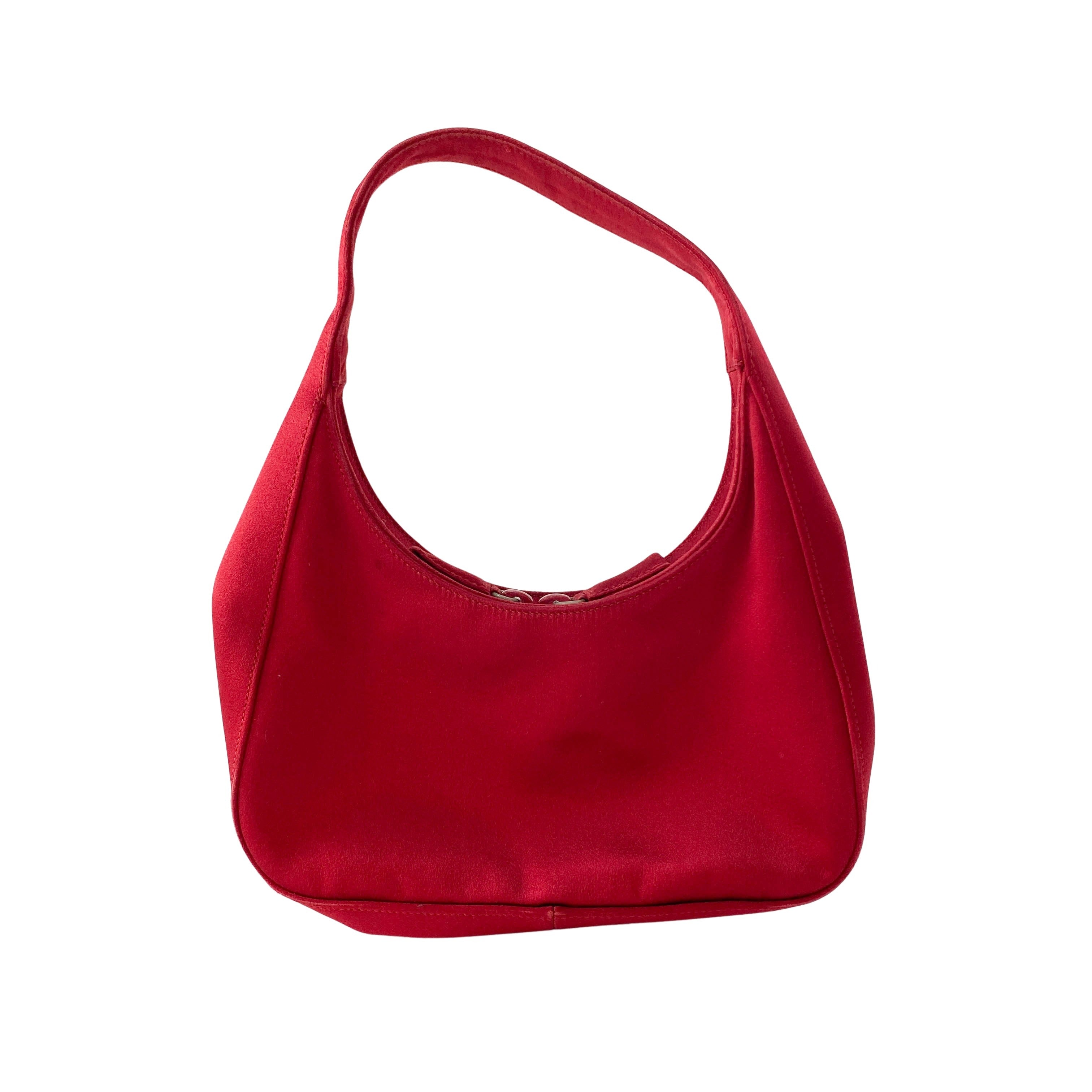 Prada Mini Satin Red Handbag