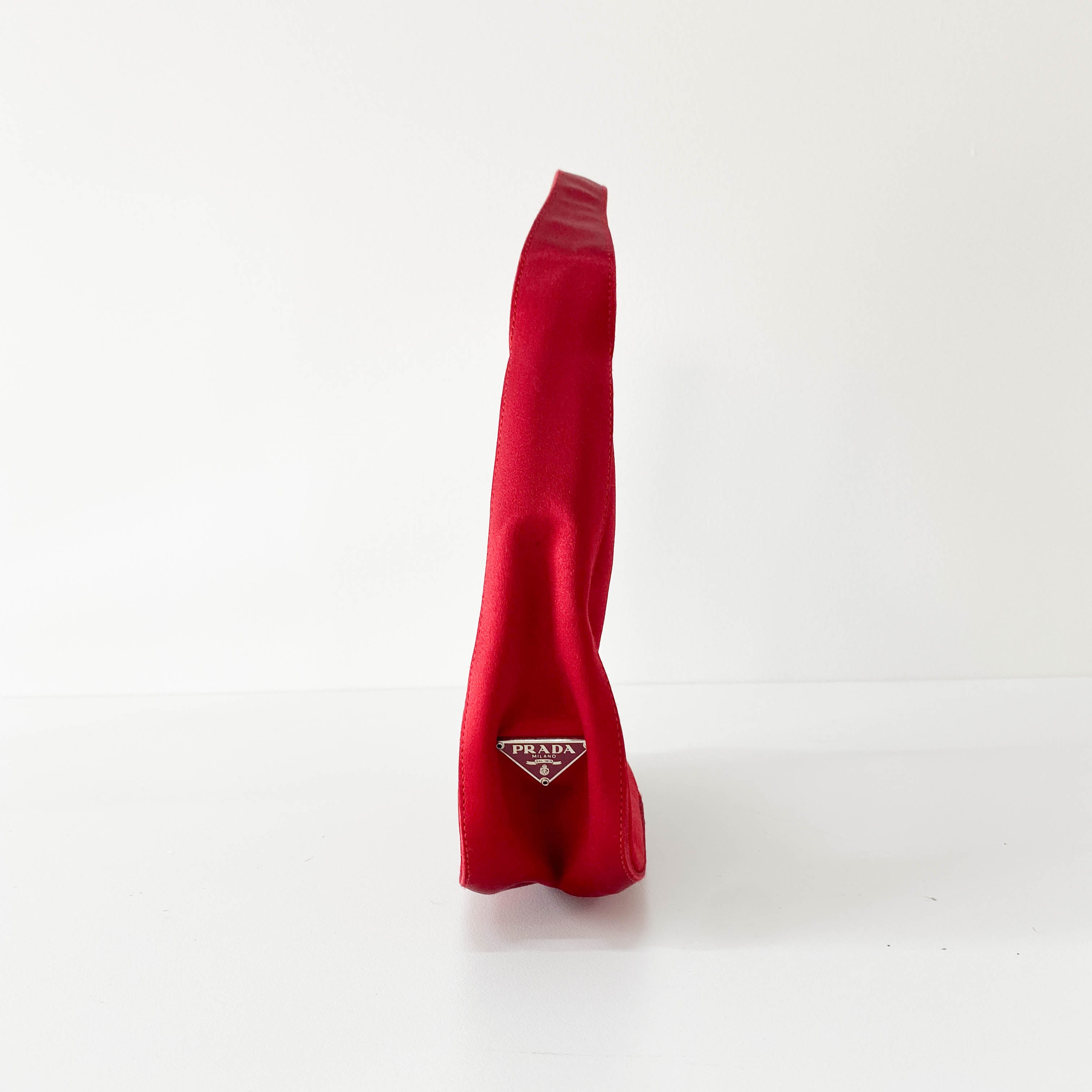 Prada Mini Satin Red Handbag