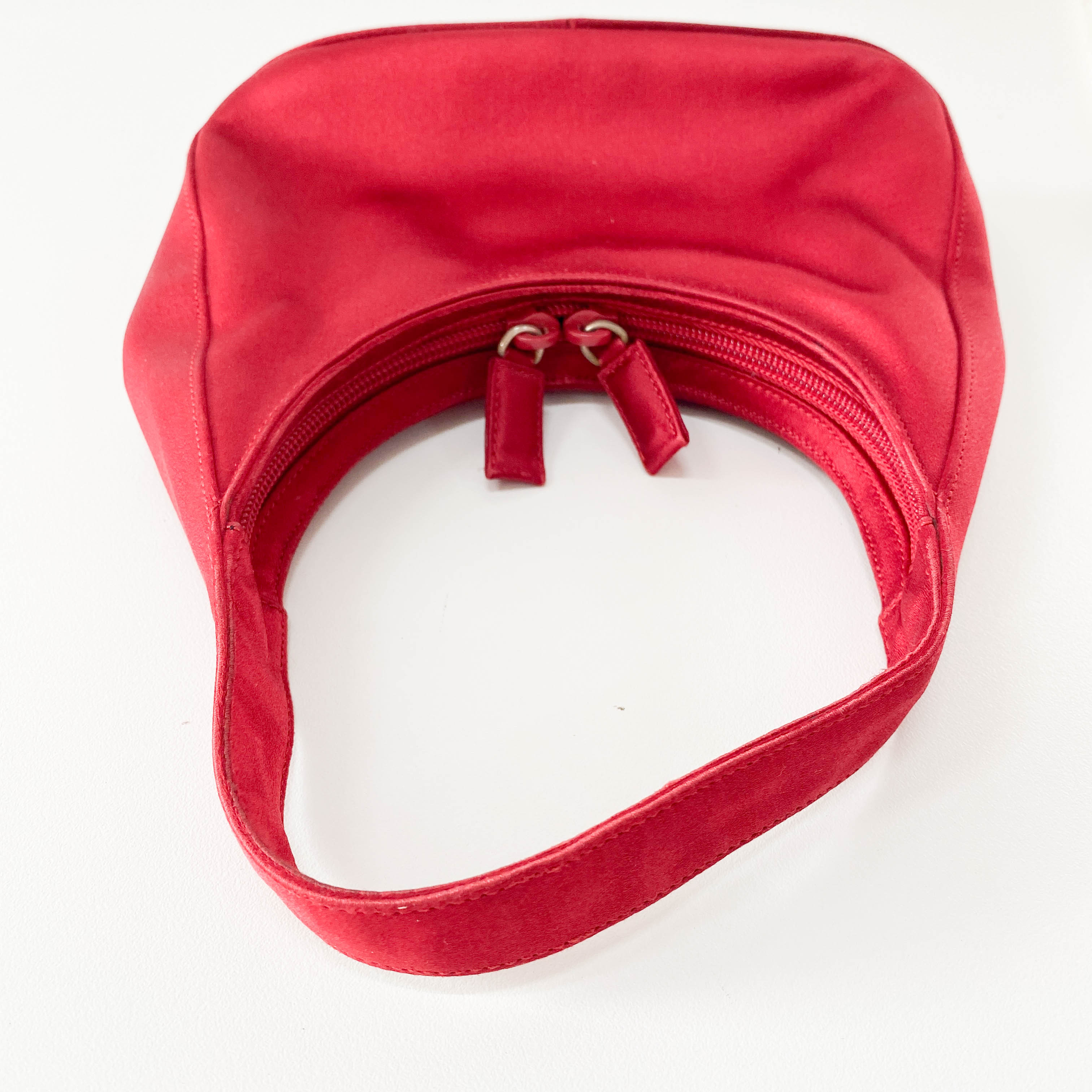 Prada Mini Satin Red Handbag