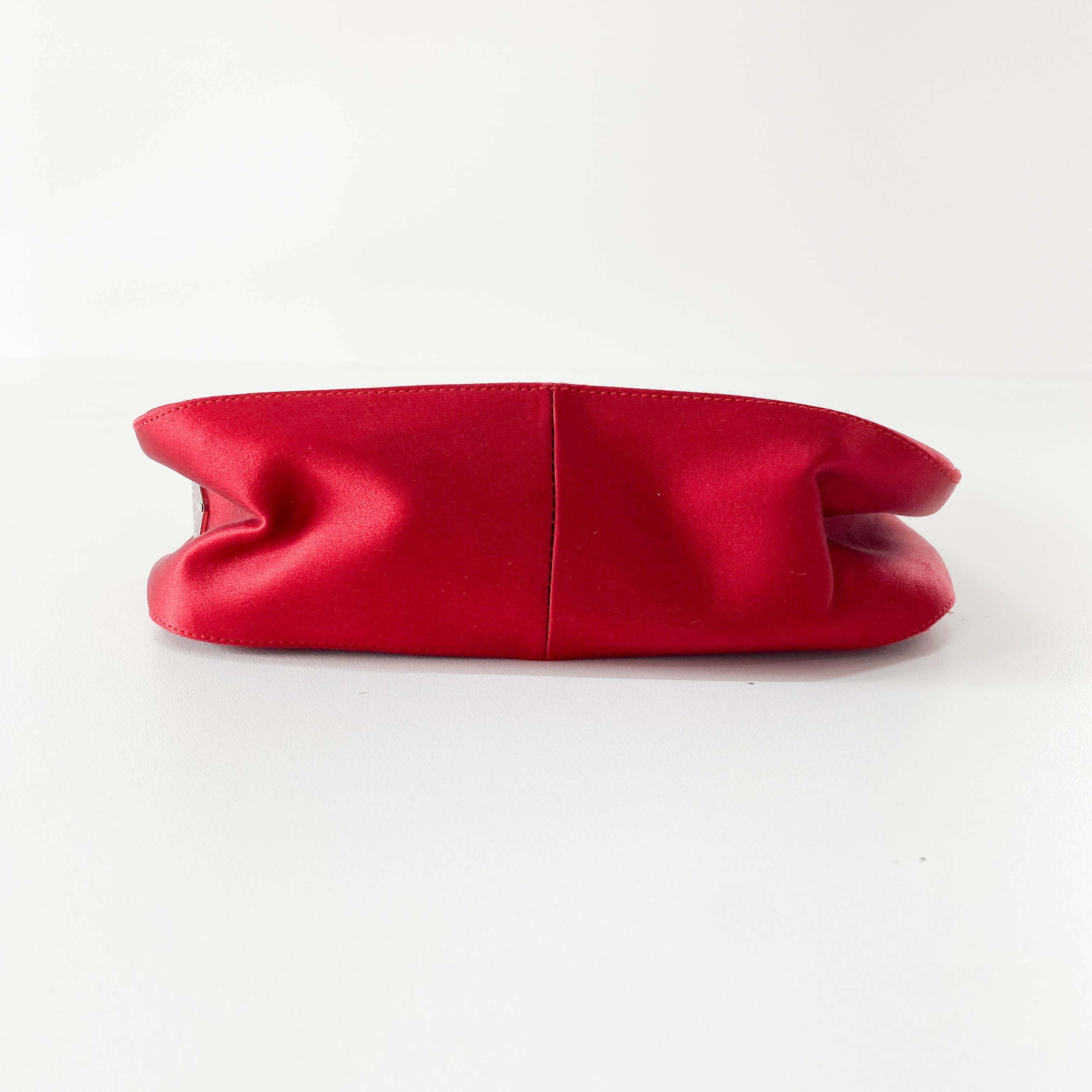 Prada Mini Satin Red Handbag