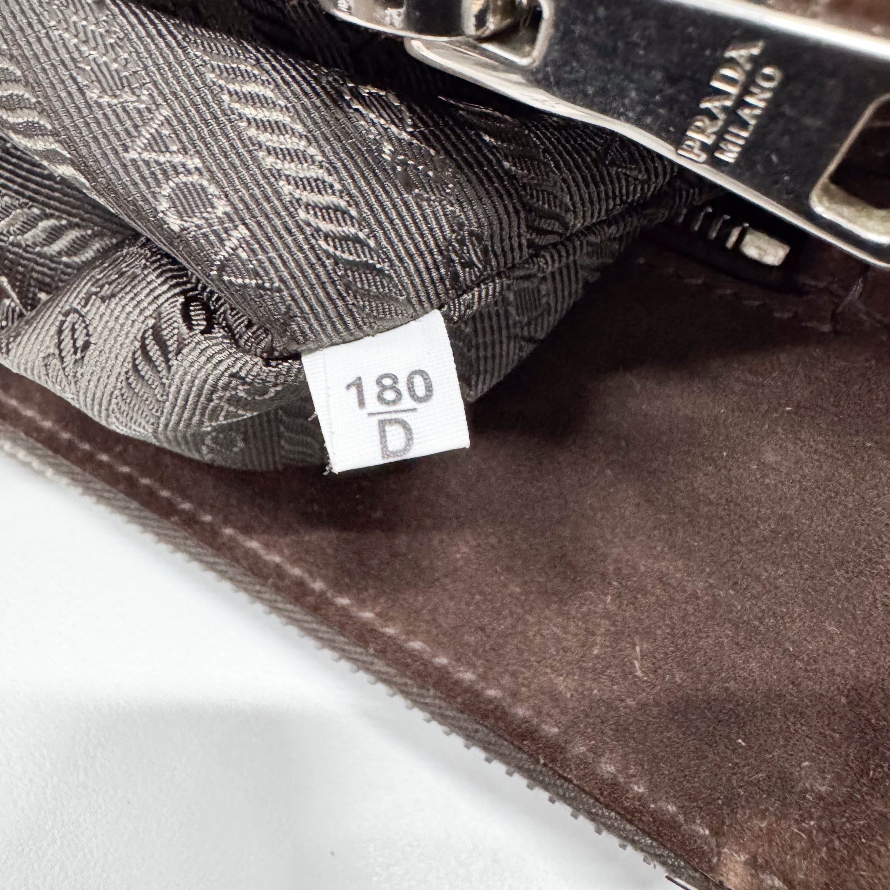 Brown Suede Two Way Bag