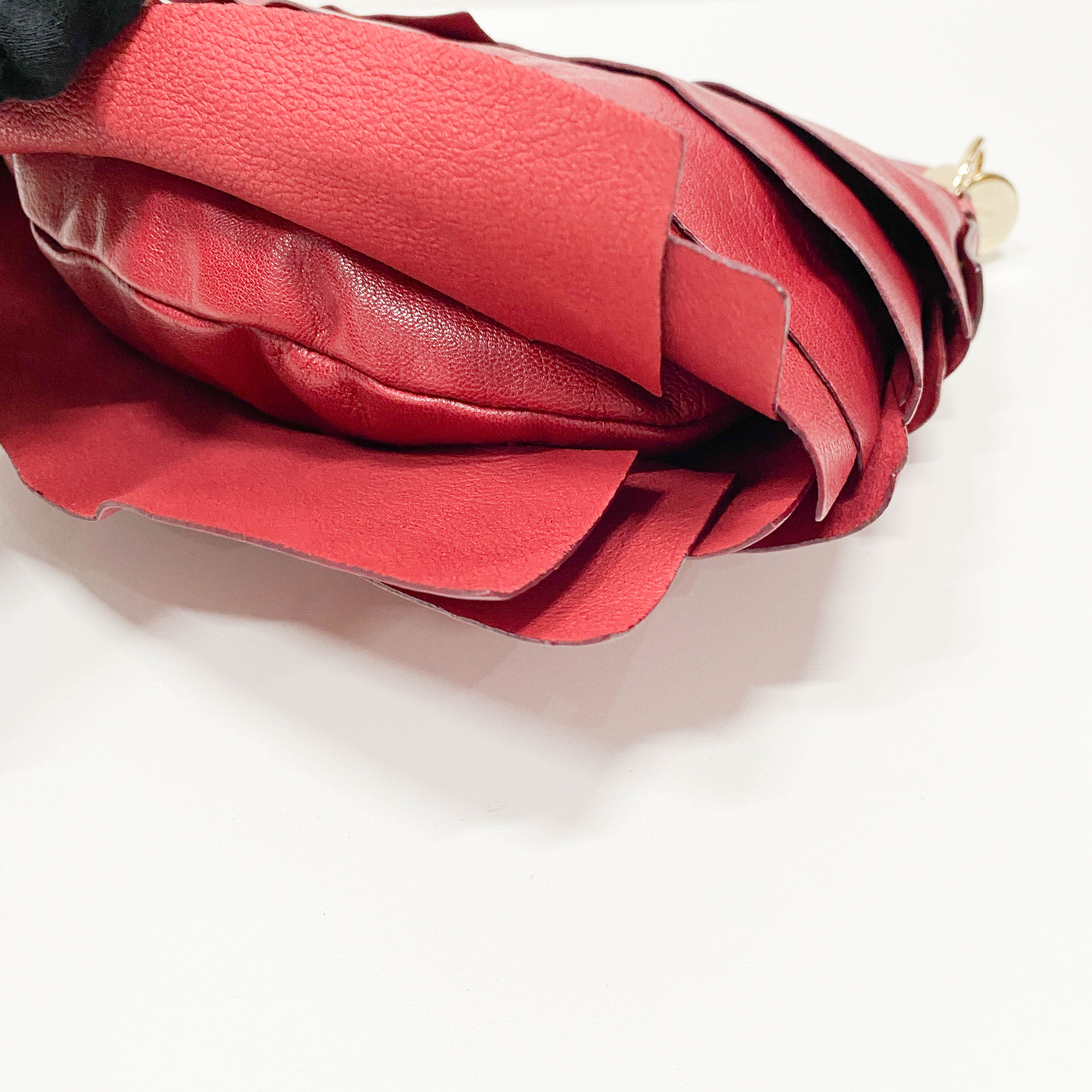 Tropez Mombasa Red Leather Shoulder Bag