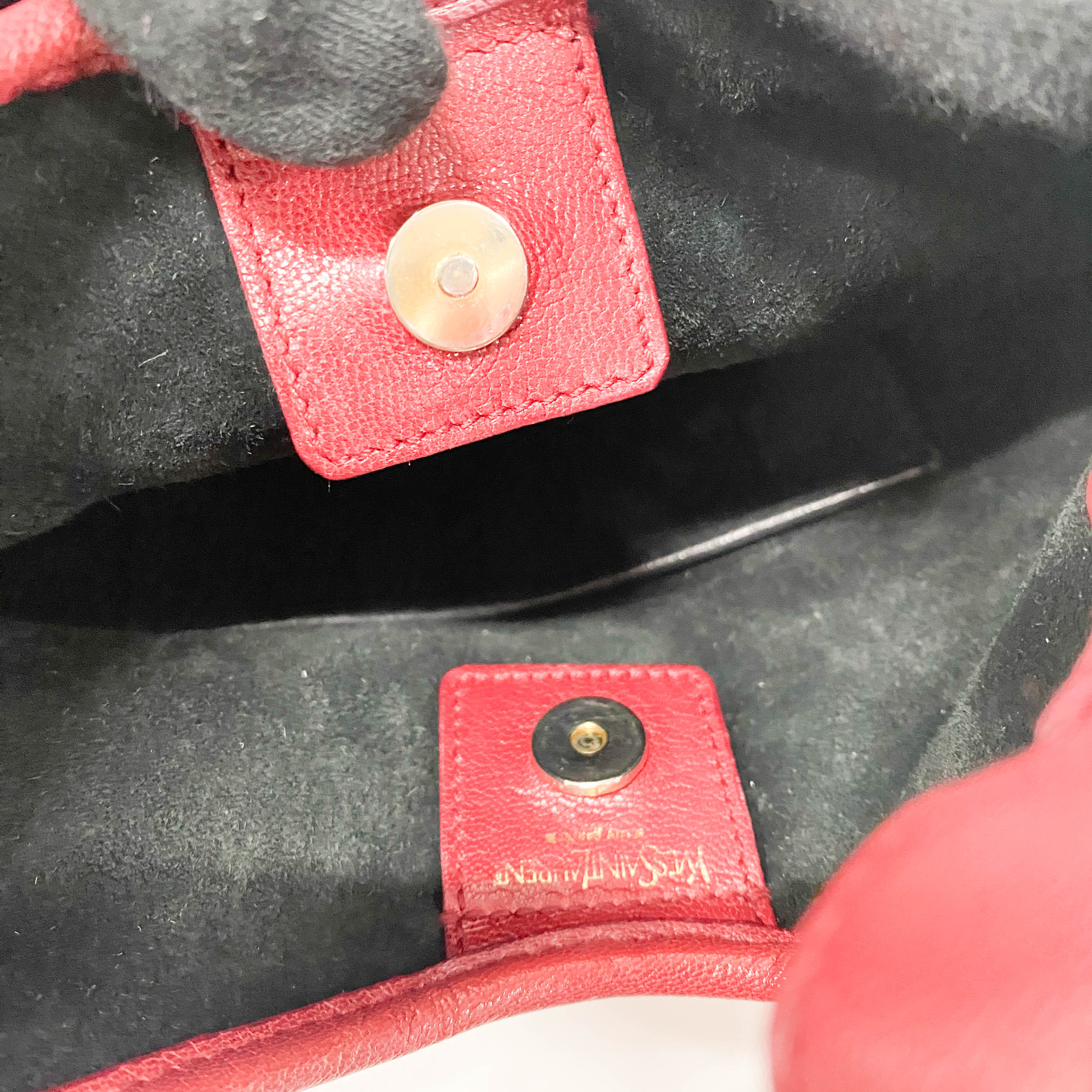 Tropez Mombasa Red Leather Shoulder Bag