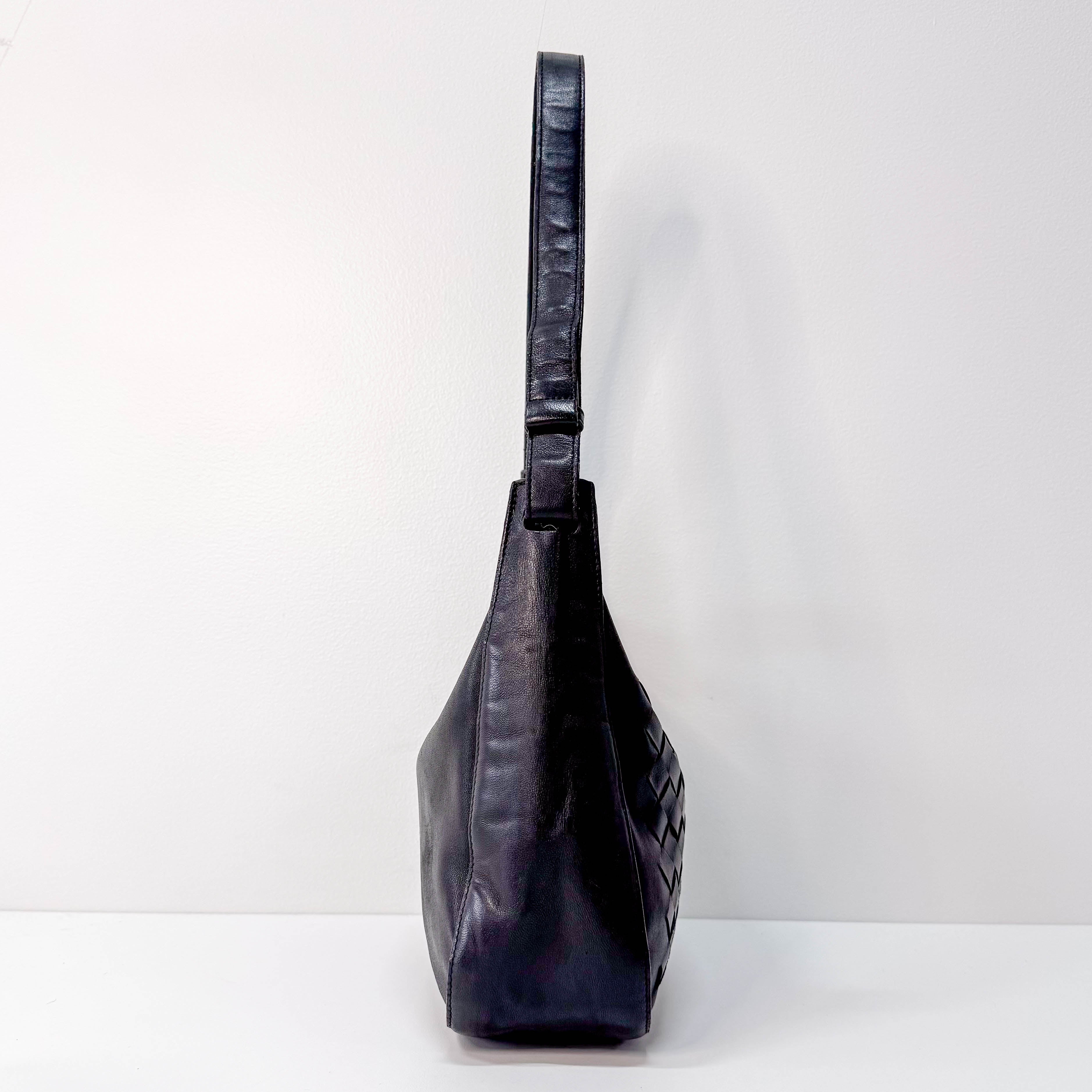 Intrecciato Hobo Shoulder Bag