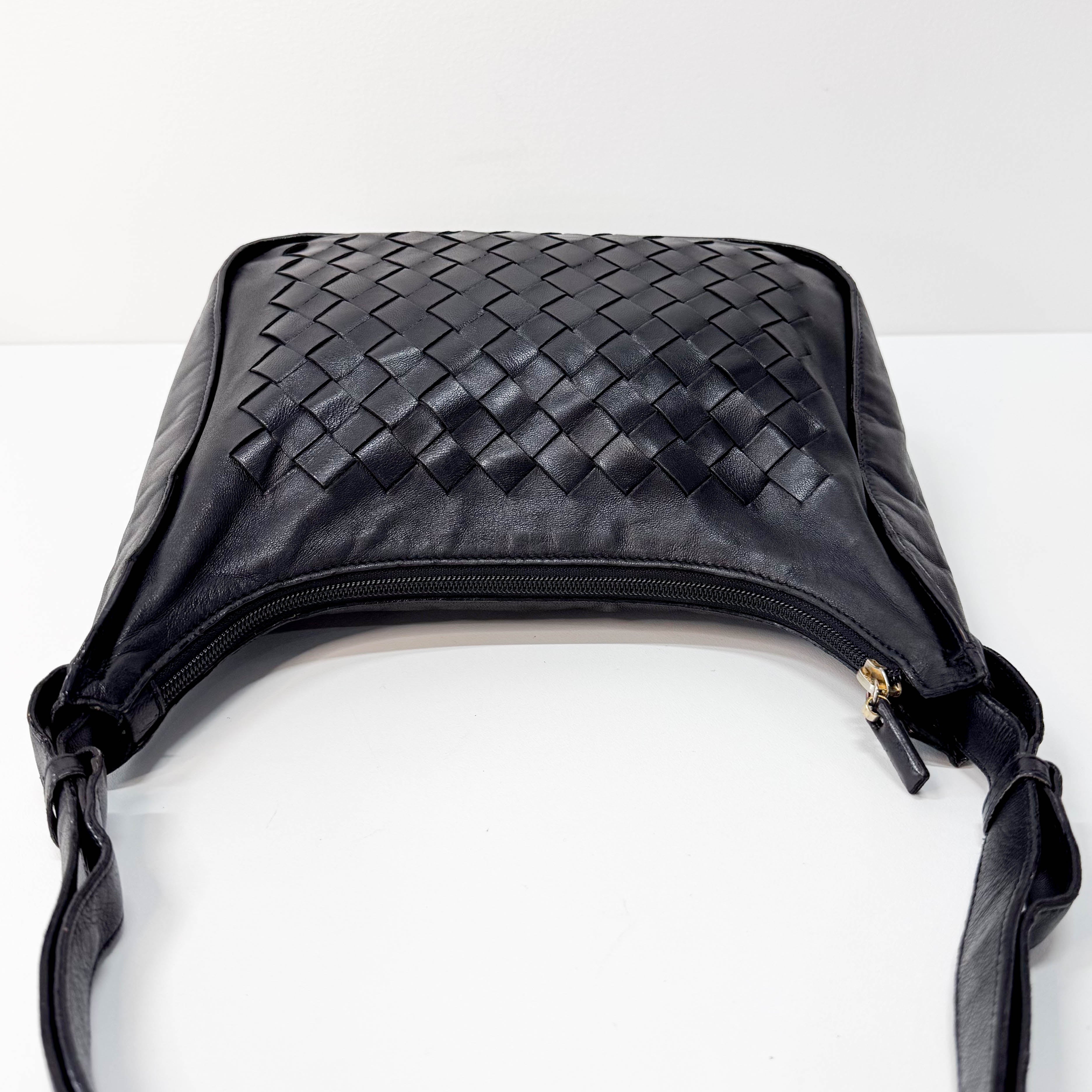 Intrecciato Hobo Shoulder Bag