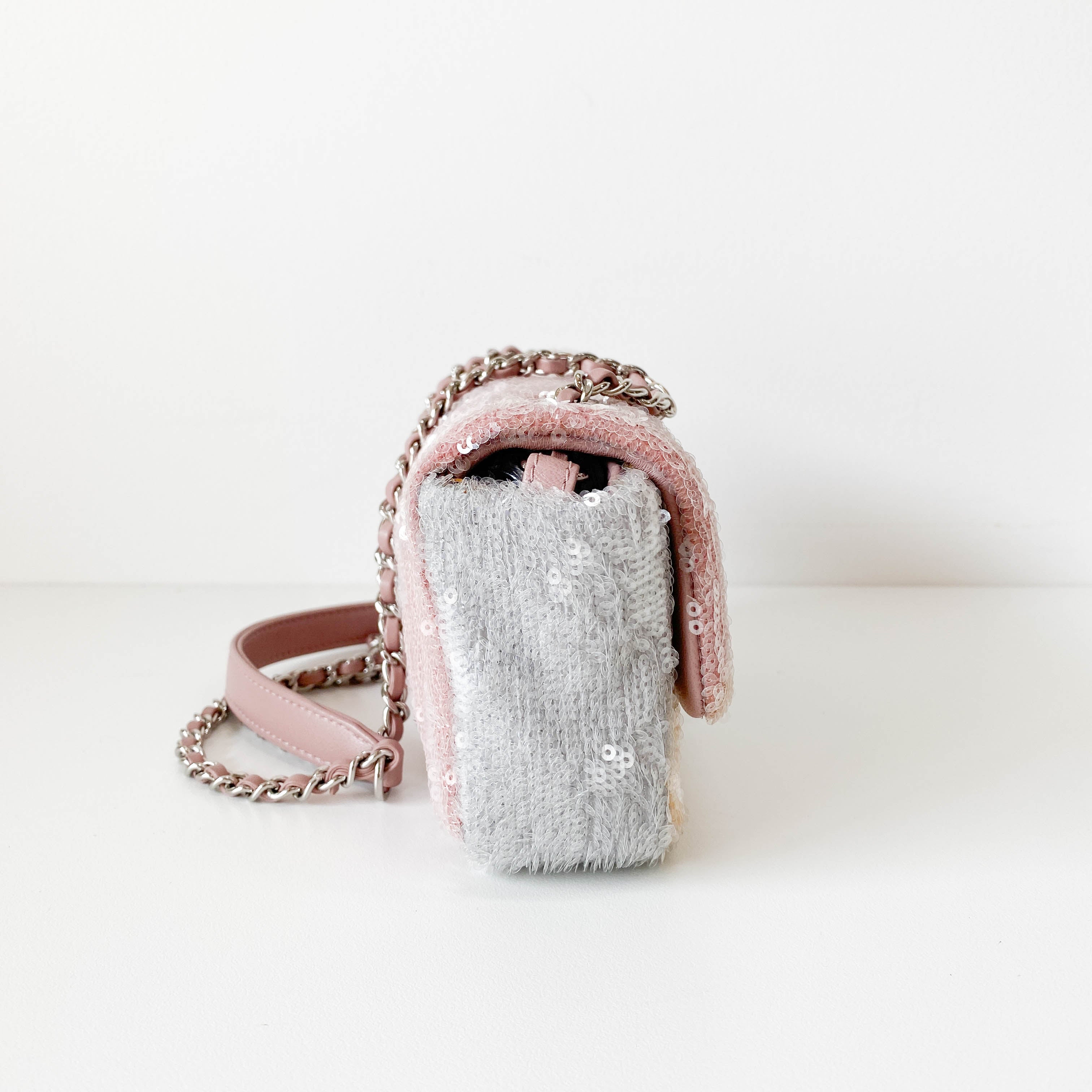 Waterfall Timeless Classic Small Multicolor Sequin Shoulder Bag