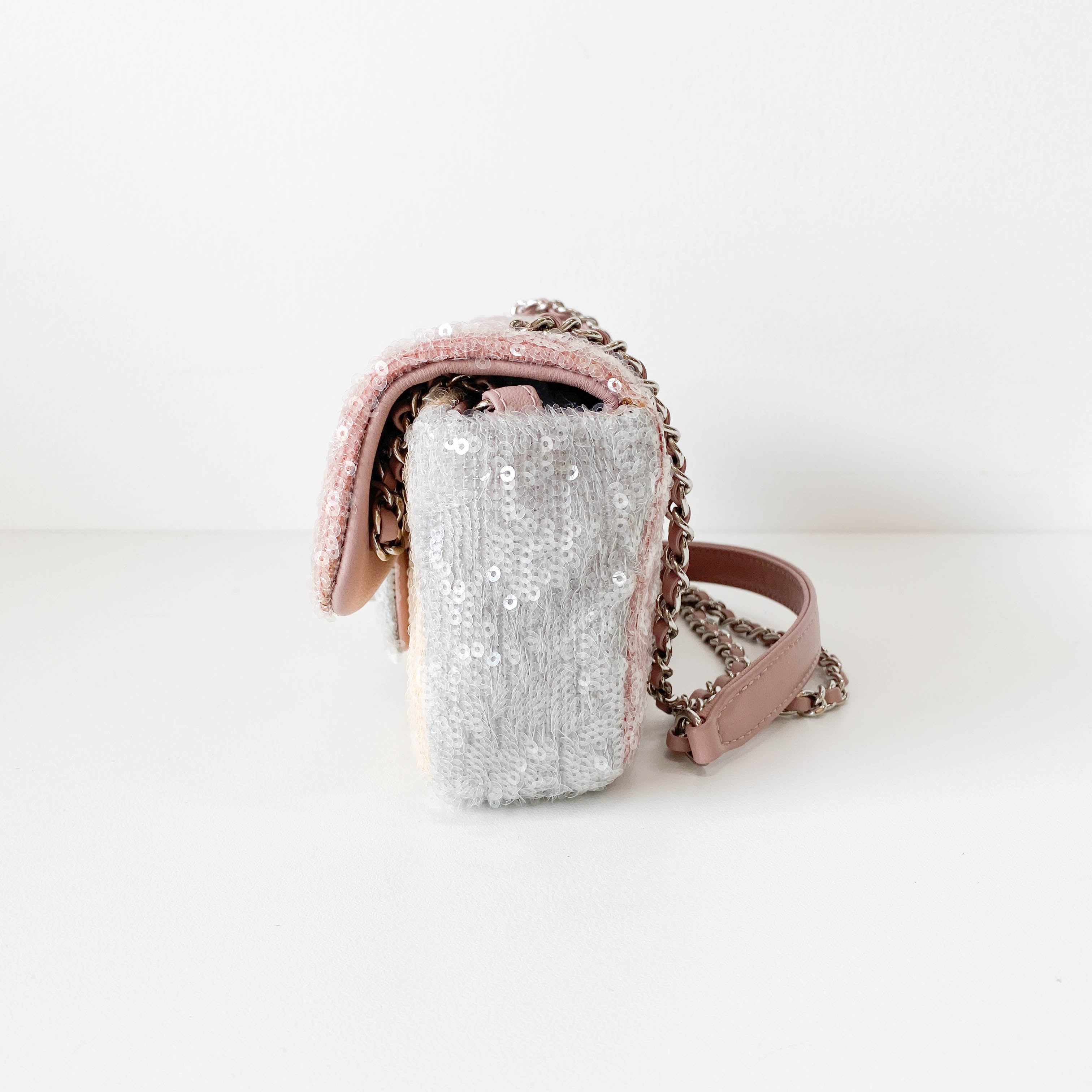 Waterfall Timeless Classic Small Multicolor Sequin Shoulder Bag