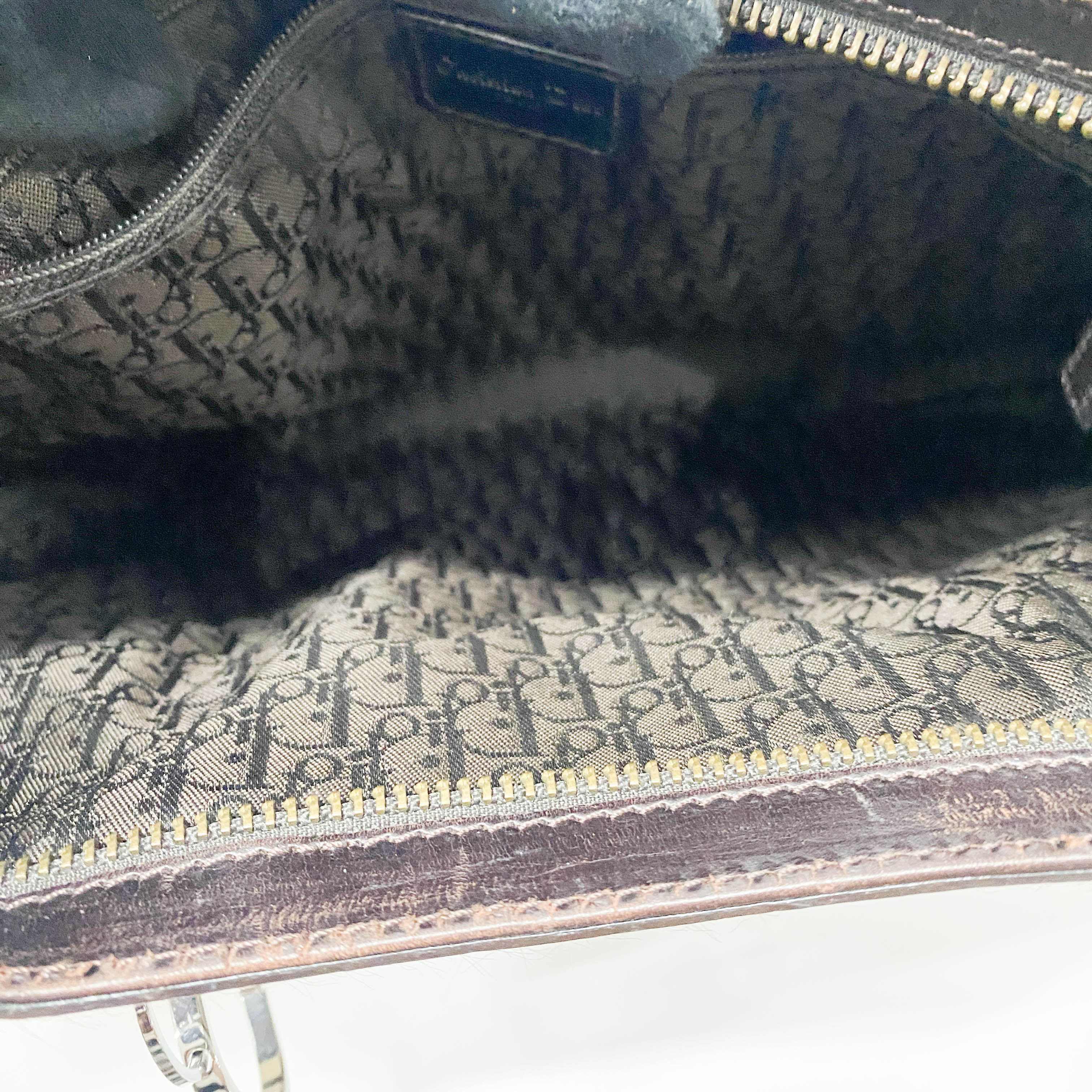 White & Black Cow Print Pony Hair Shoulder Bag