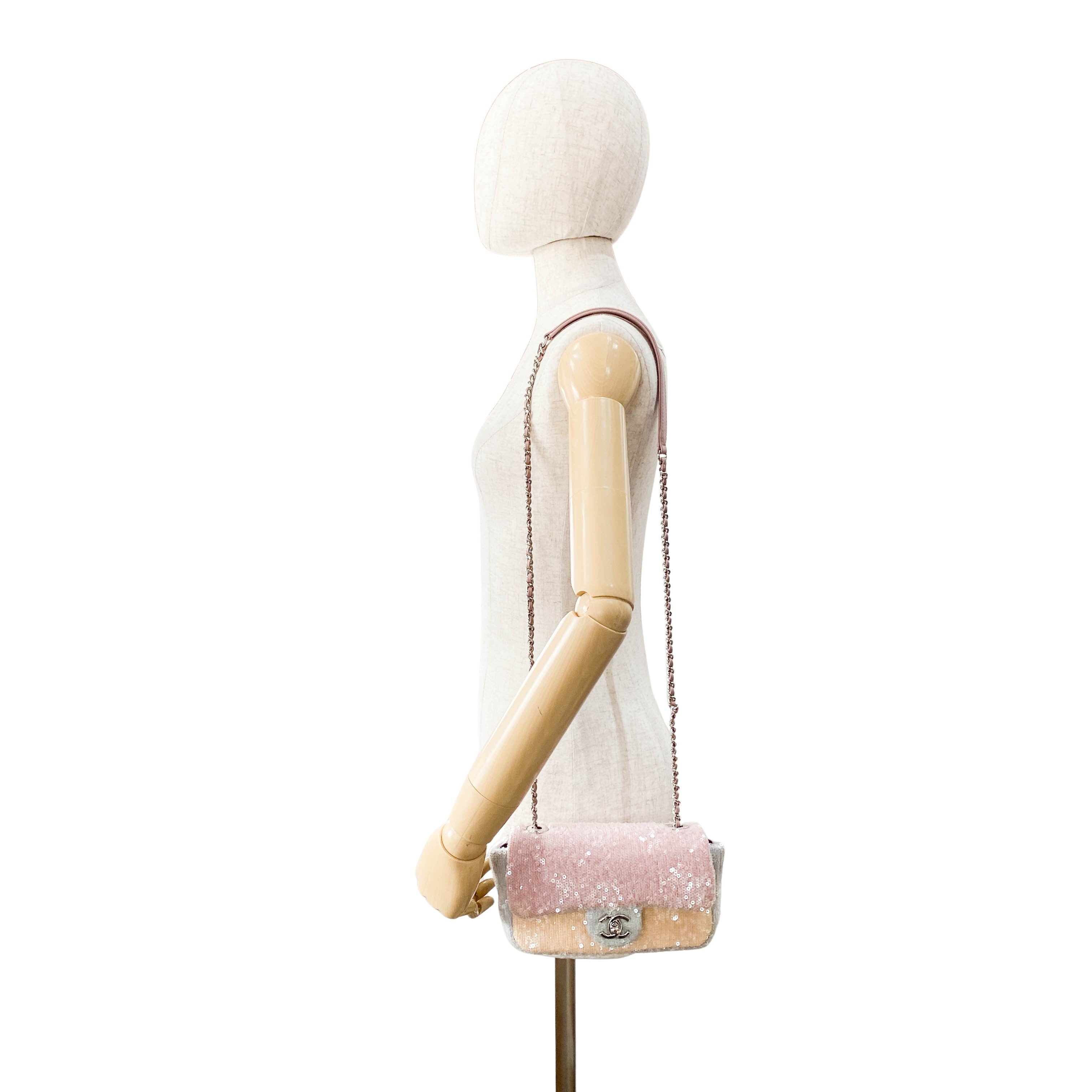 Waterfall Timeless Classic Small Multicolor Sequin Shoulder Bag