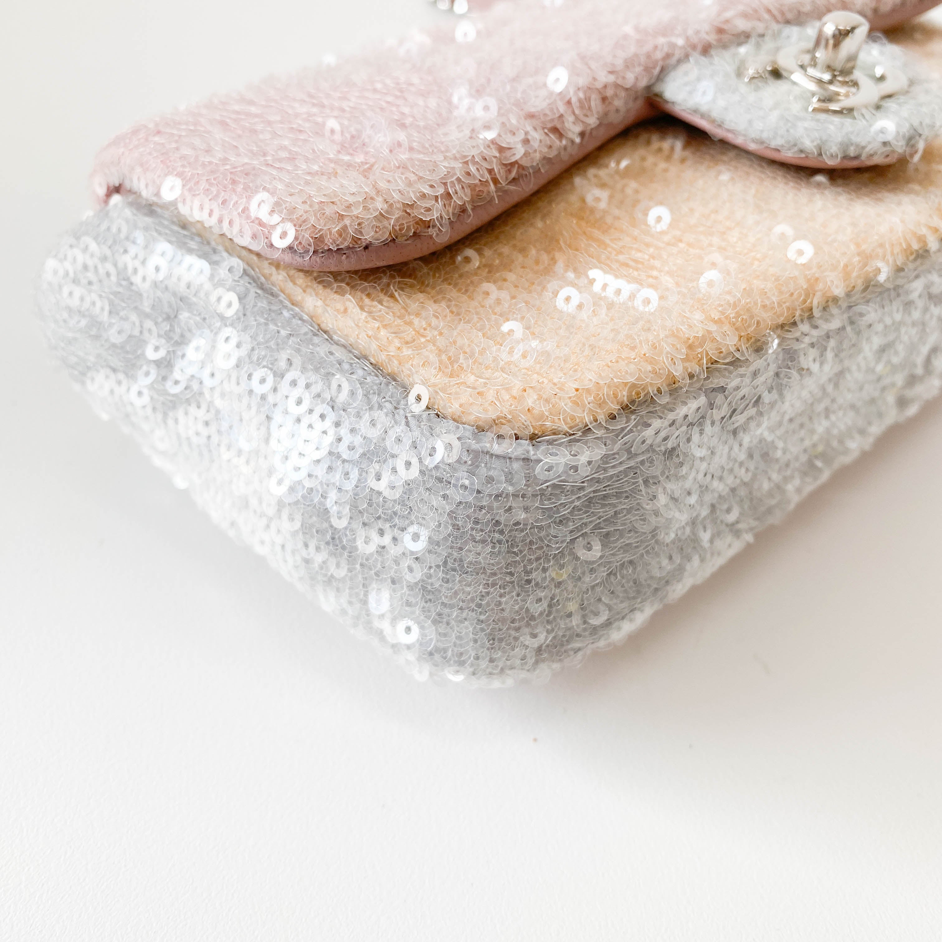 Waterfall Timeless Classic Small Multicolor Sequin Shoulder Bag