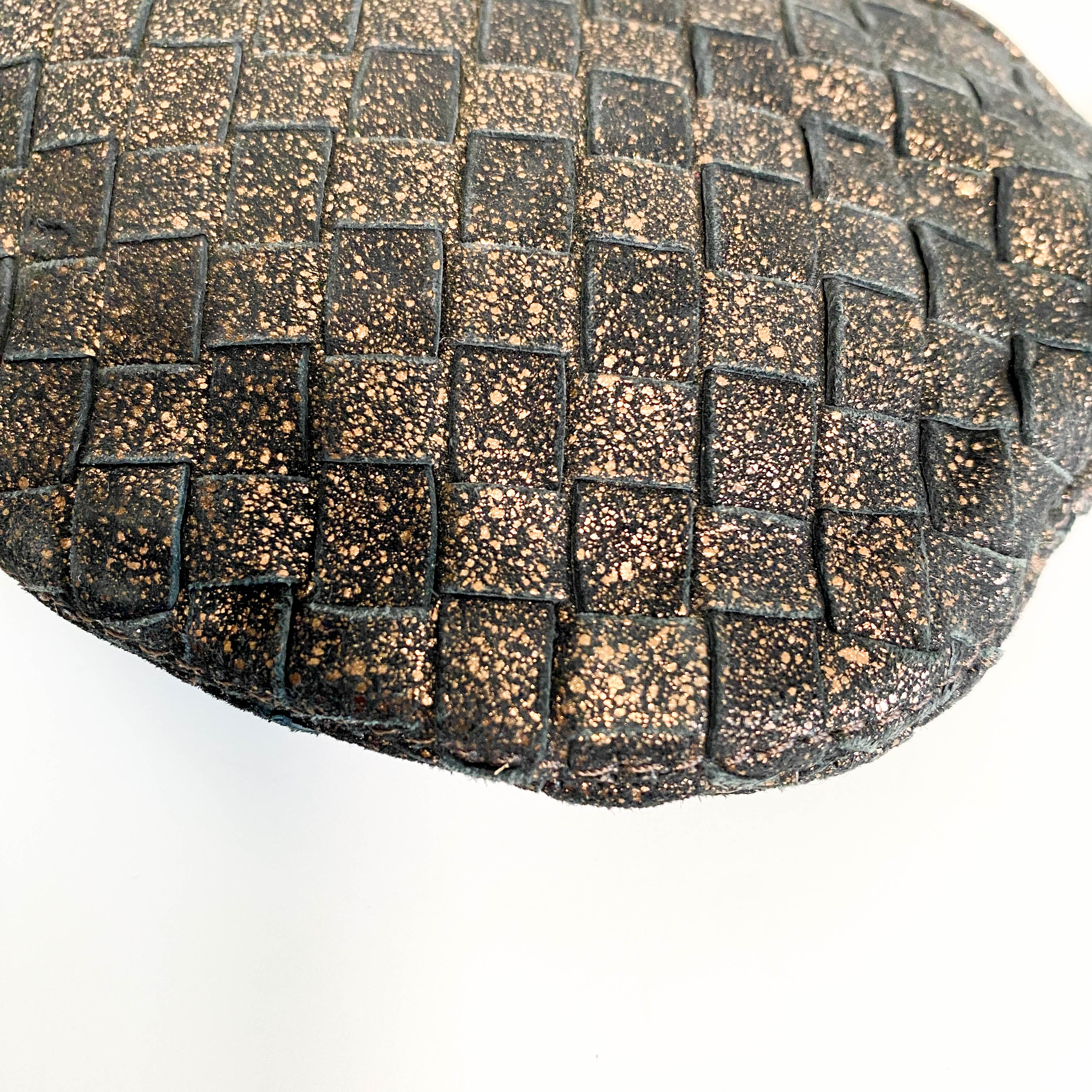 Intrecciato Black Golld  Mini Handbag