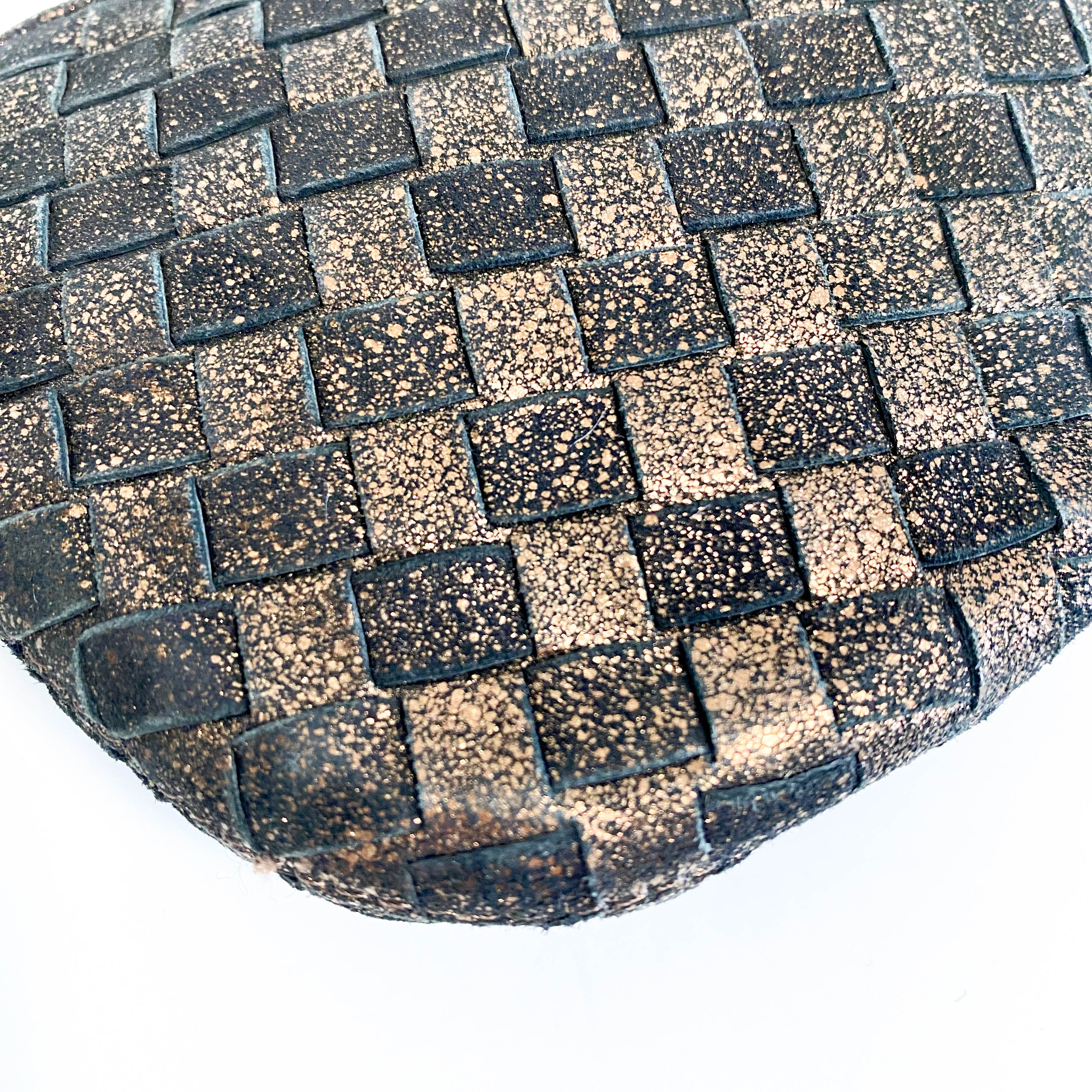 Intrecciato Black Golld  Mini Handbag