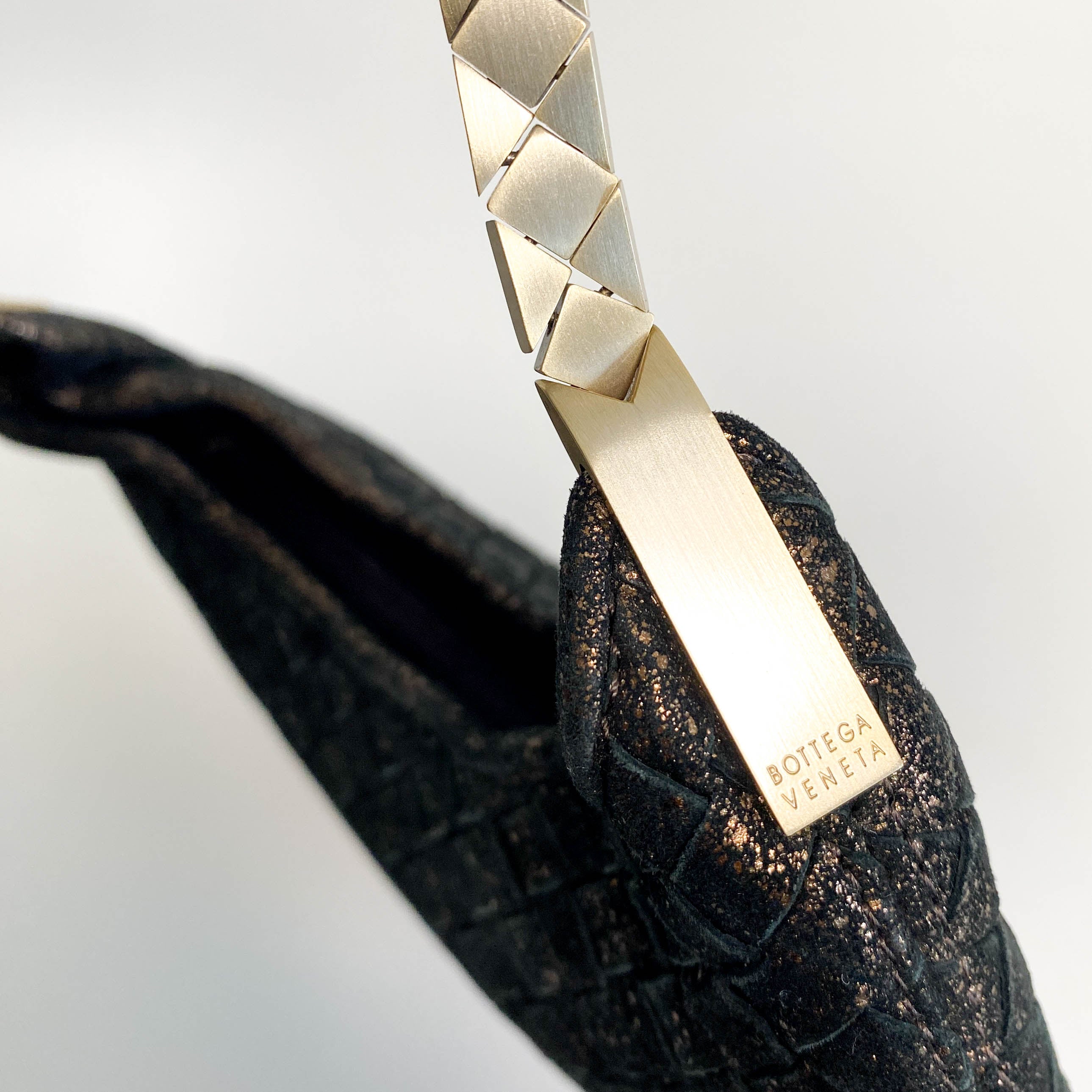 Intrecciato Black Golld  Mini Handbag