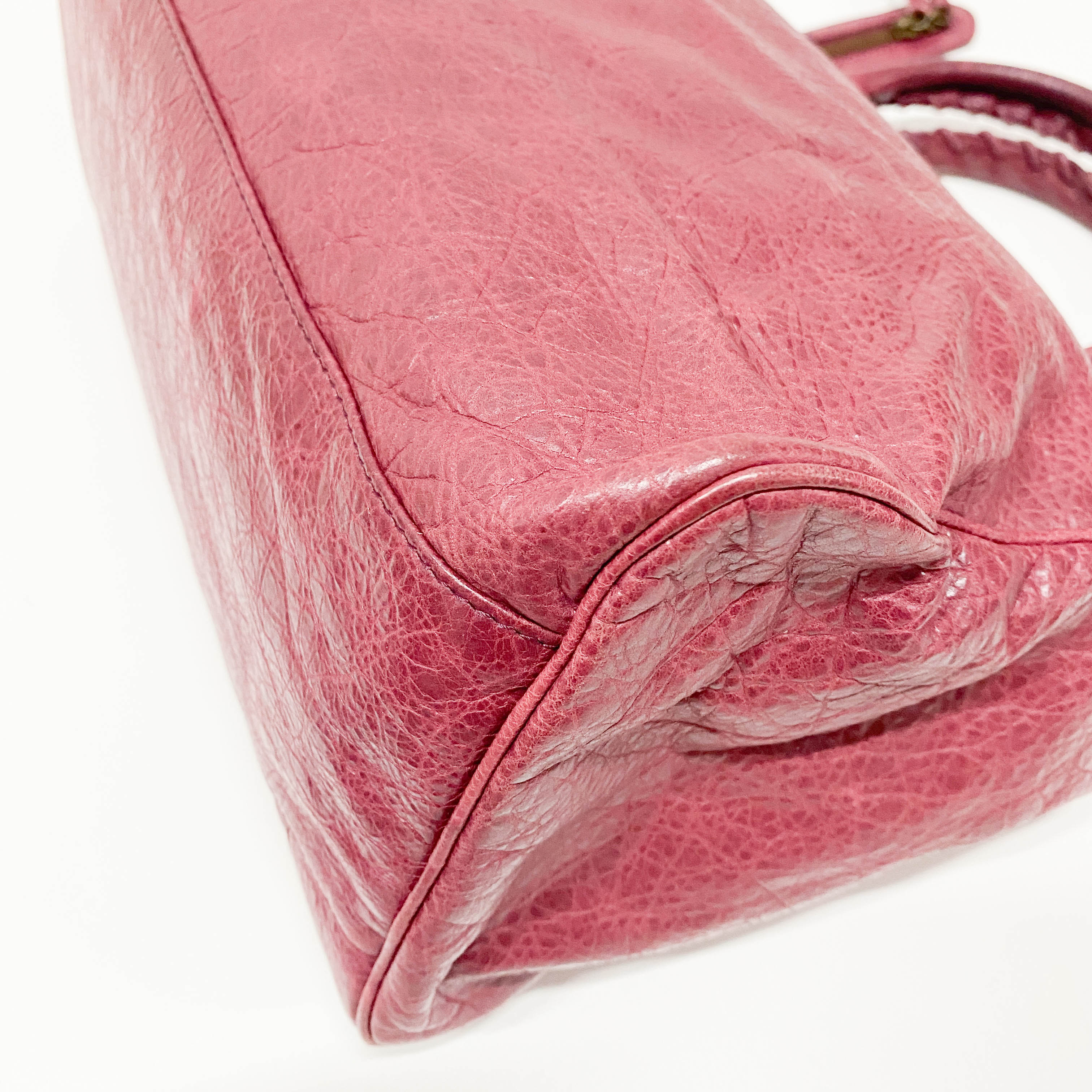 Classic Velo Maroon Leather Shoulder Bag