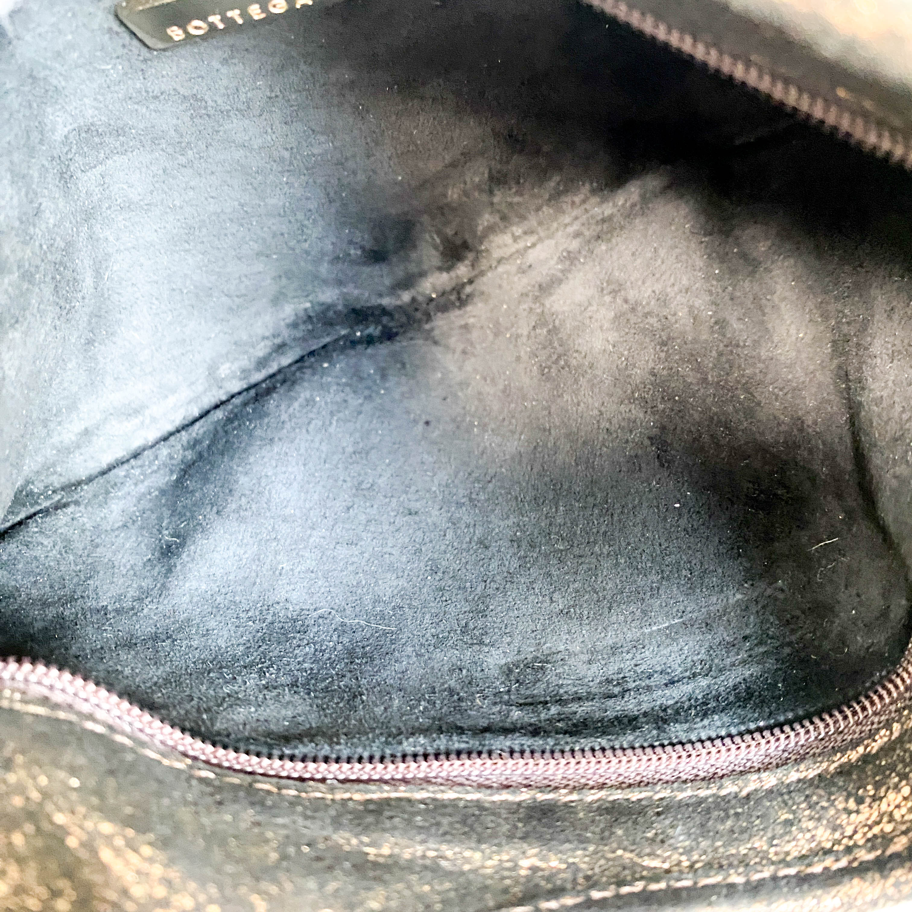 Intrecciato Black Golld  Mini Handbag