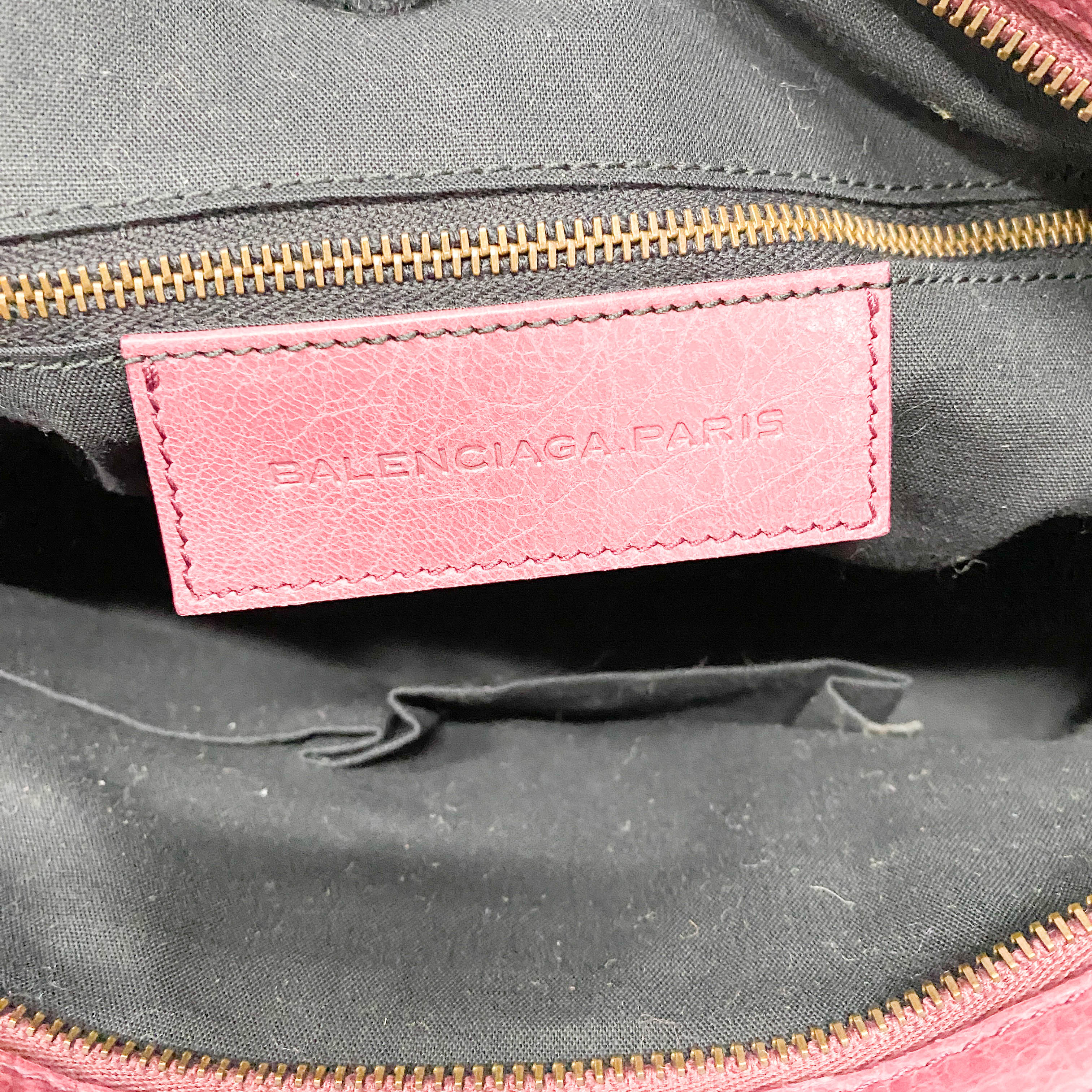 Classic Velo Maroon Leather Shoulder Bag