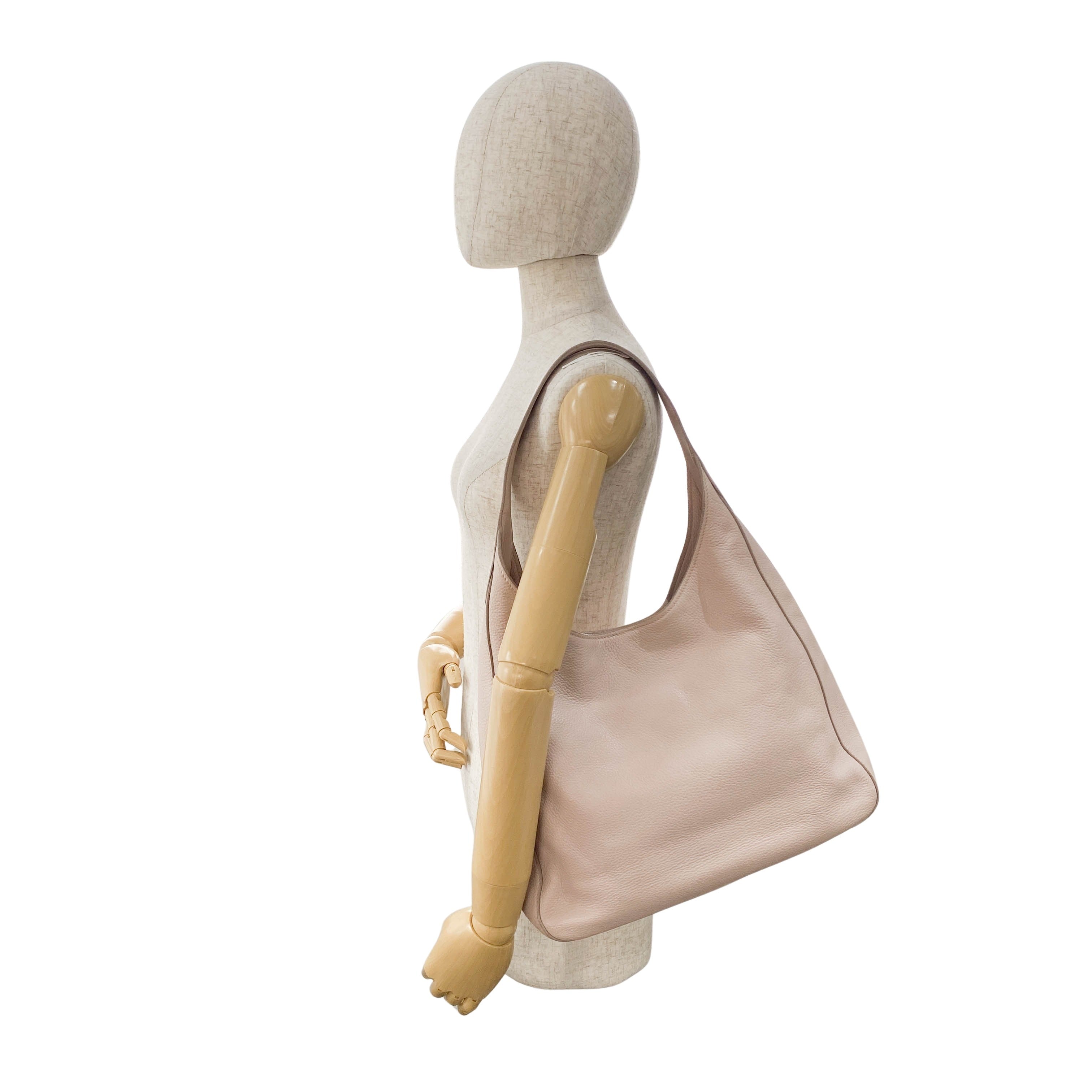 Prada Pink Leather Shoulder Bag