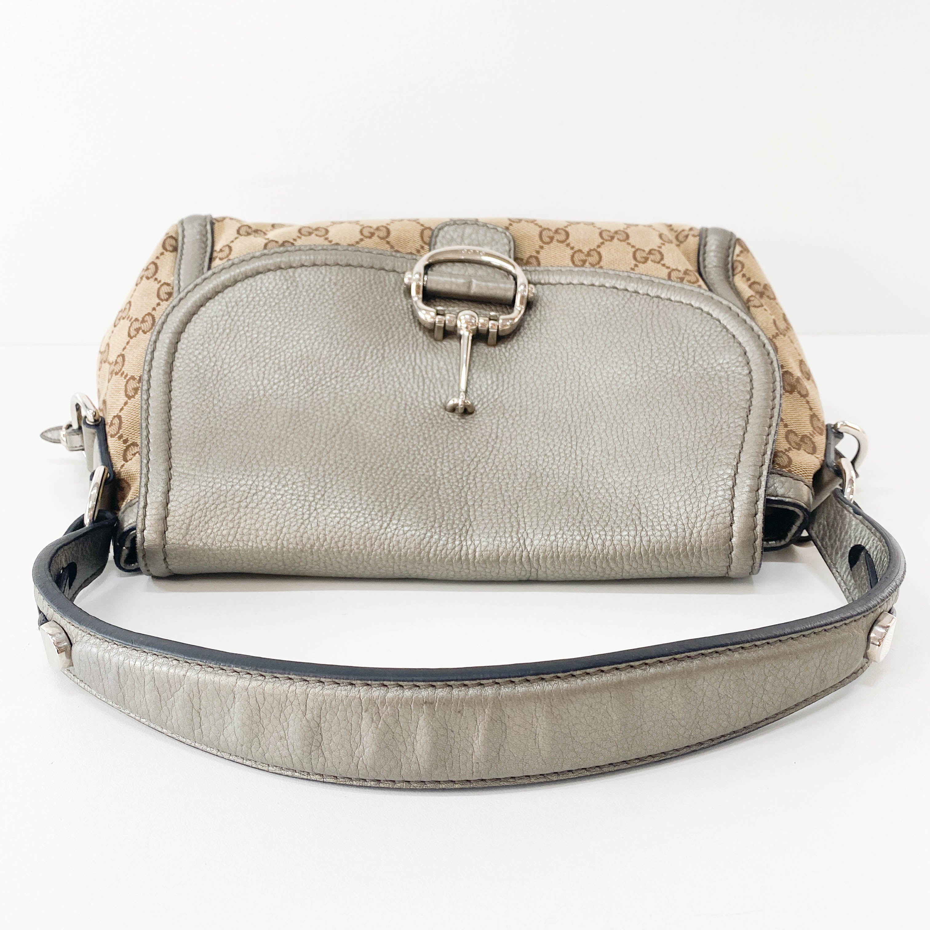 Brown GG Canvas Shoulder Bag
