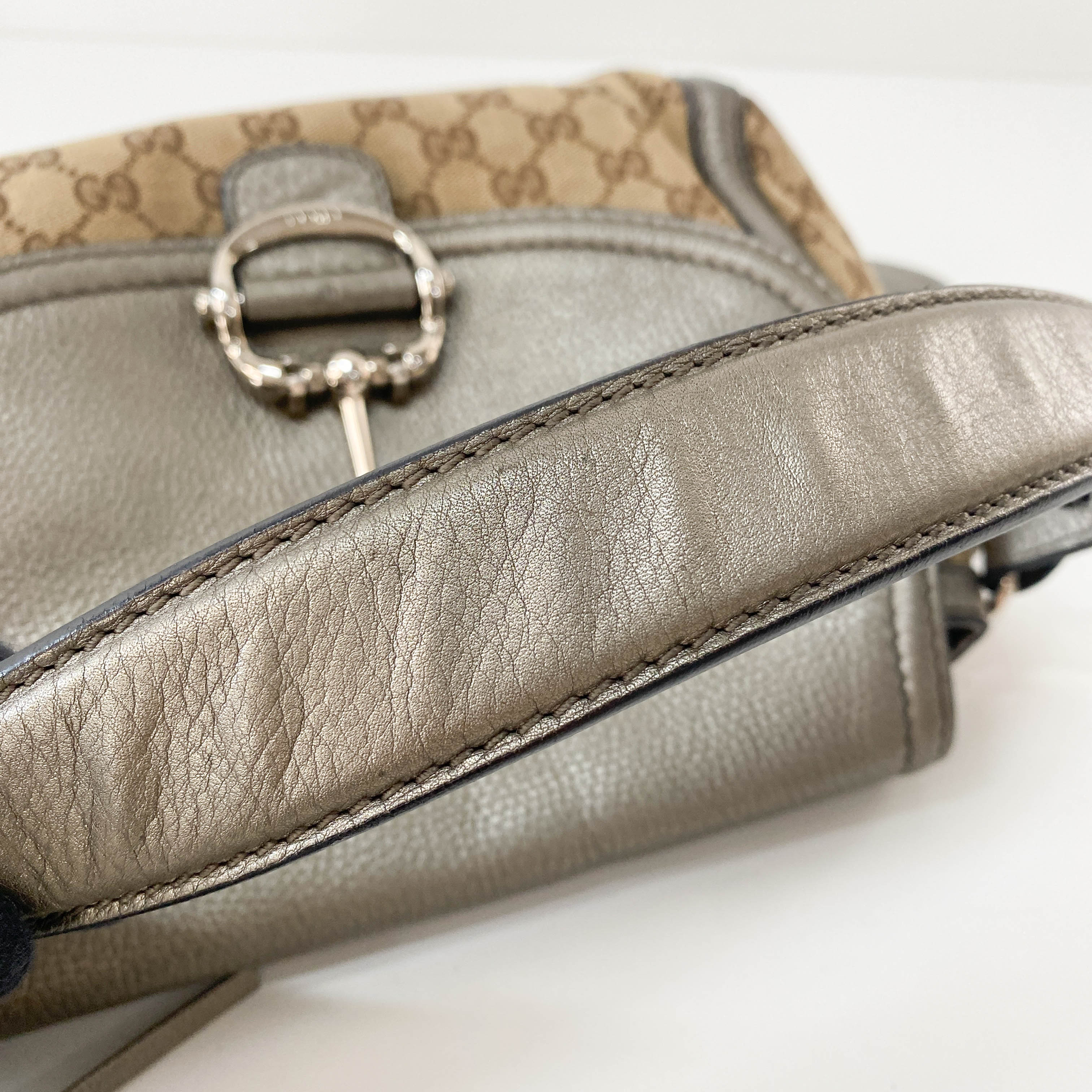 Brown GG Canvas Shoulder Bag