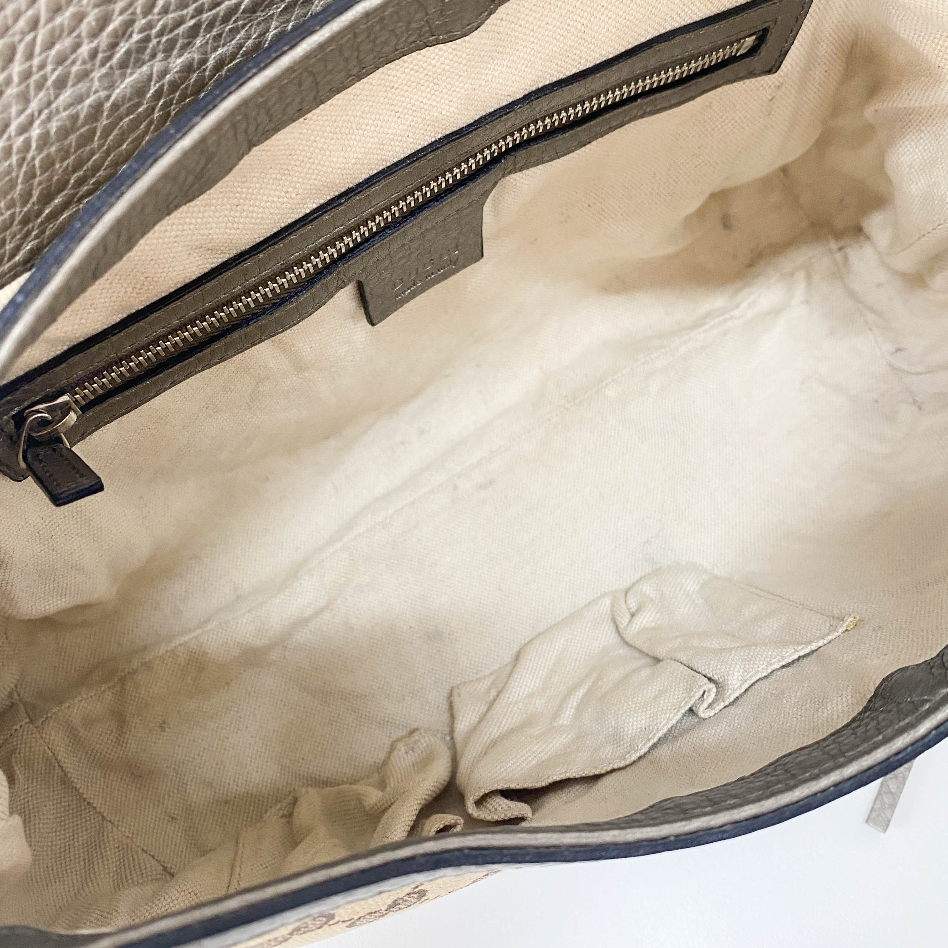 Brown GG Canvas Shoulder Bag