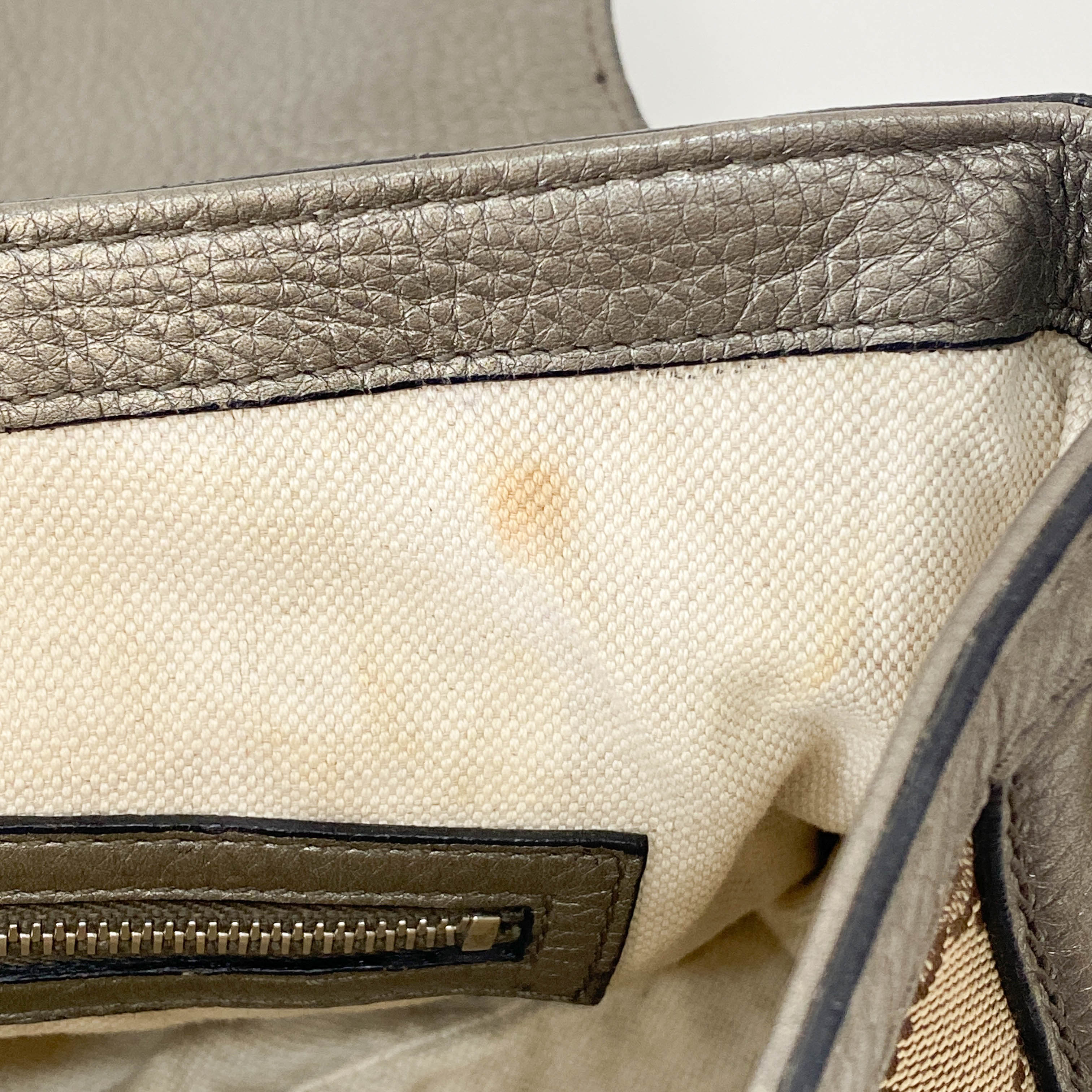 Brown GG Canvas Shoulder Bag