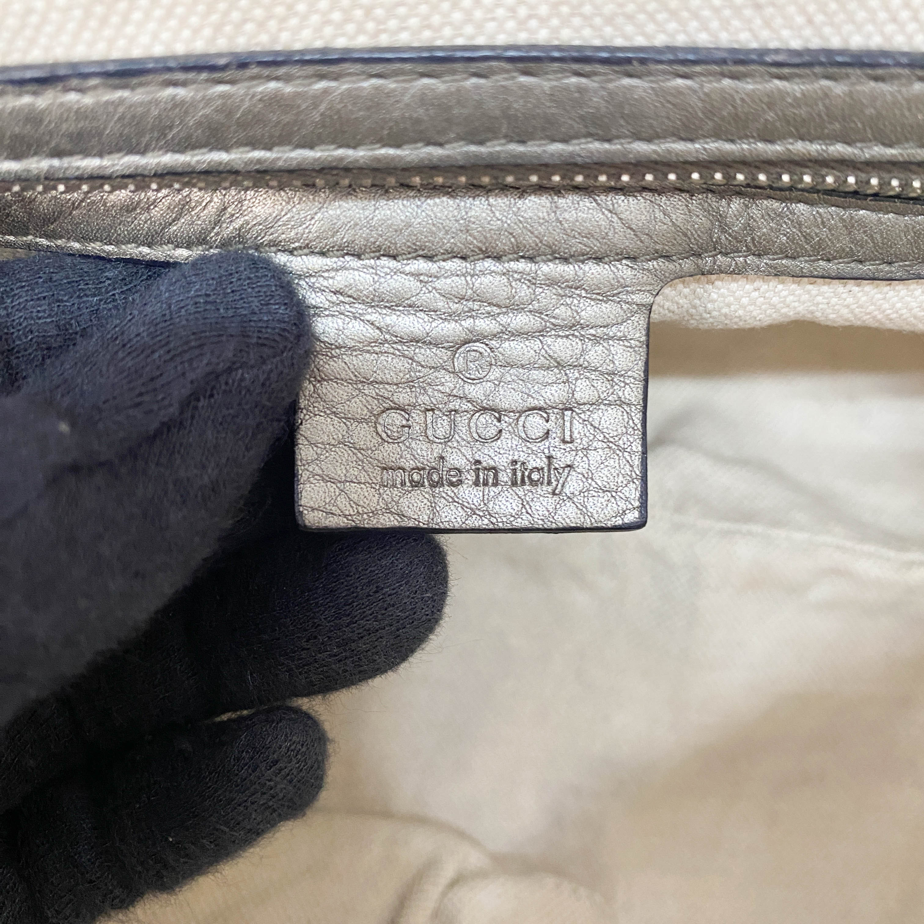 Brown GG Canvas Shoulder Bag