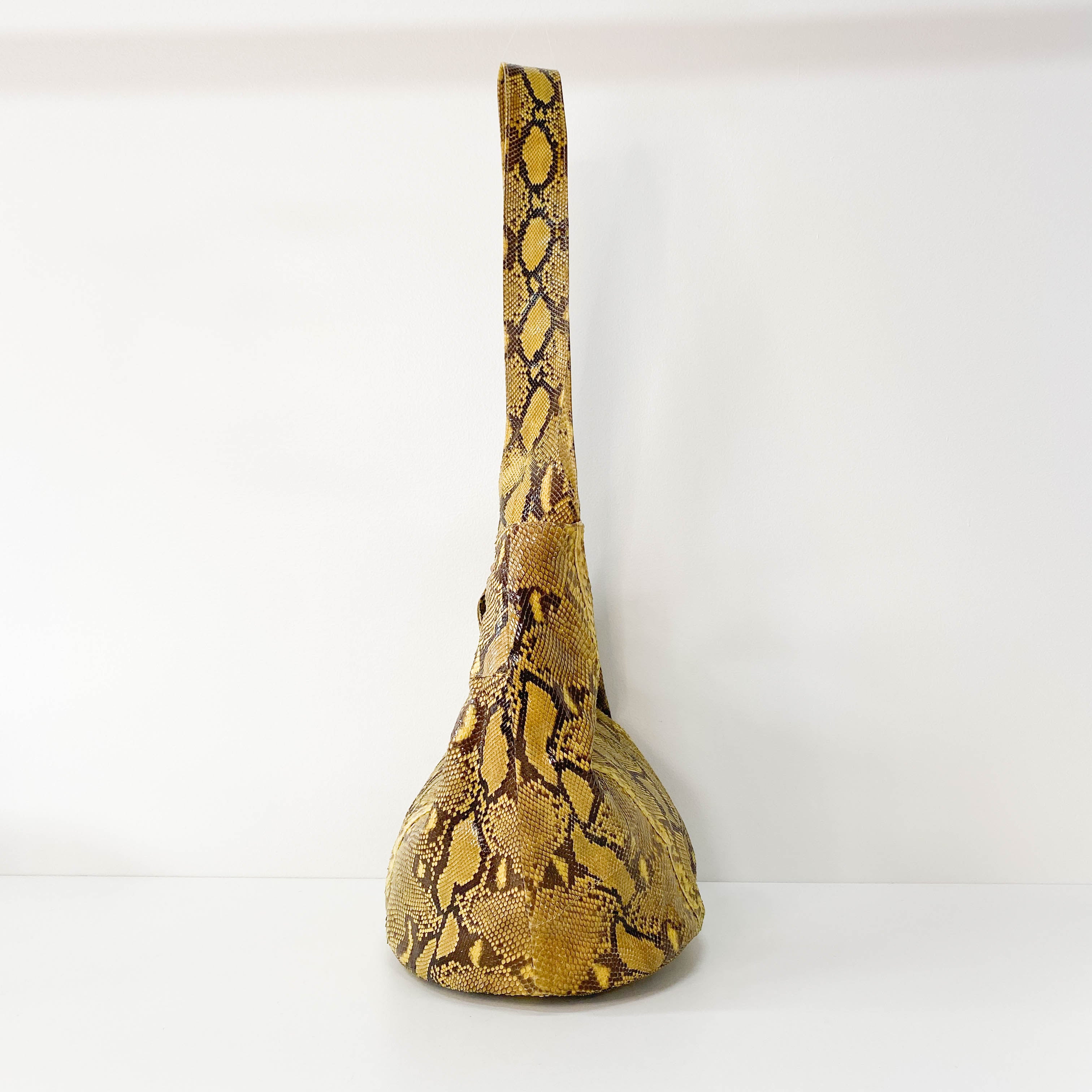 1996SS Tom Ford Era Bamboo Yellow Leather Bag