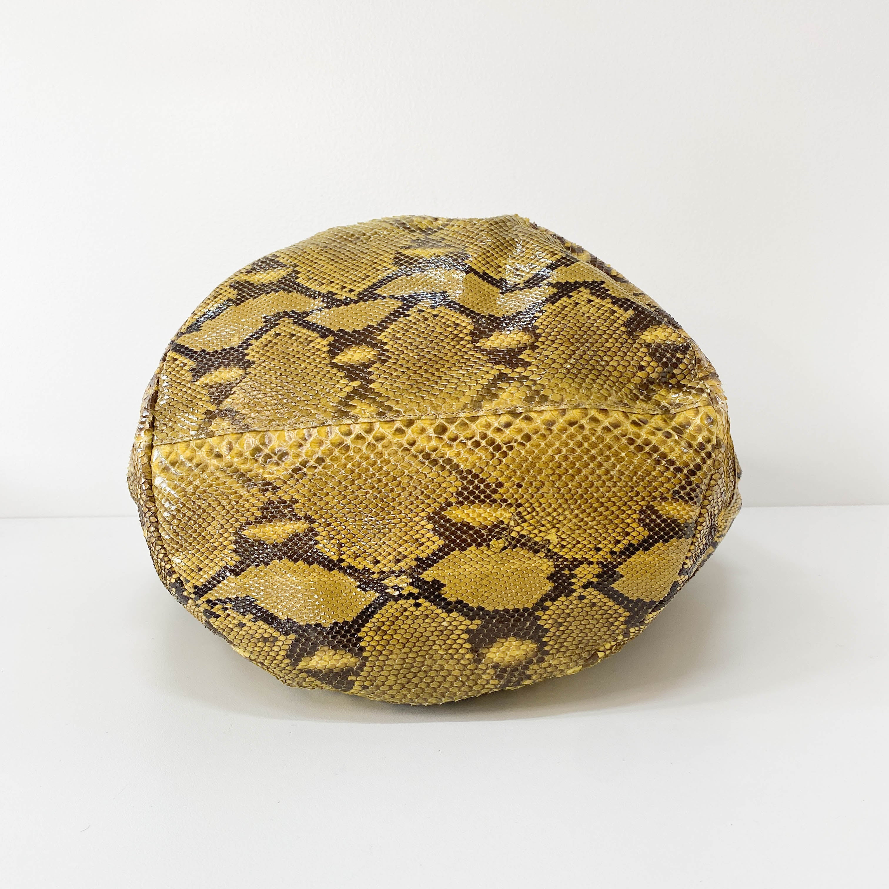 1996SS Tom Ford Era Bamboo Yellow Leather Bag