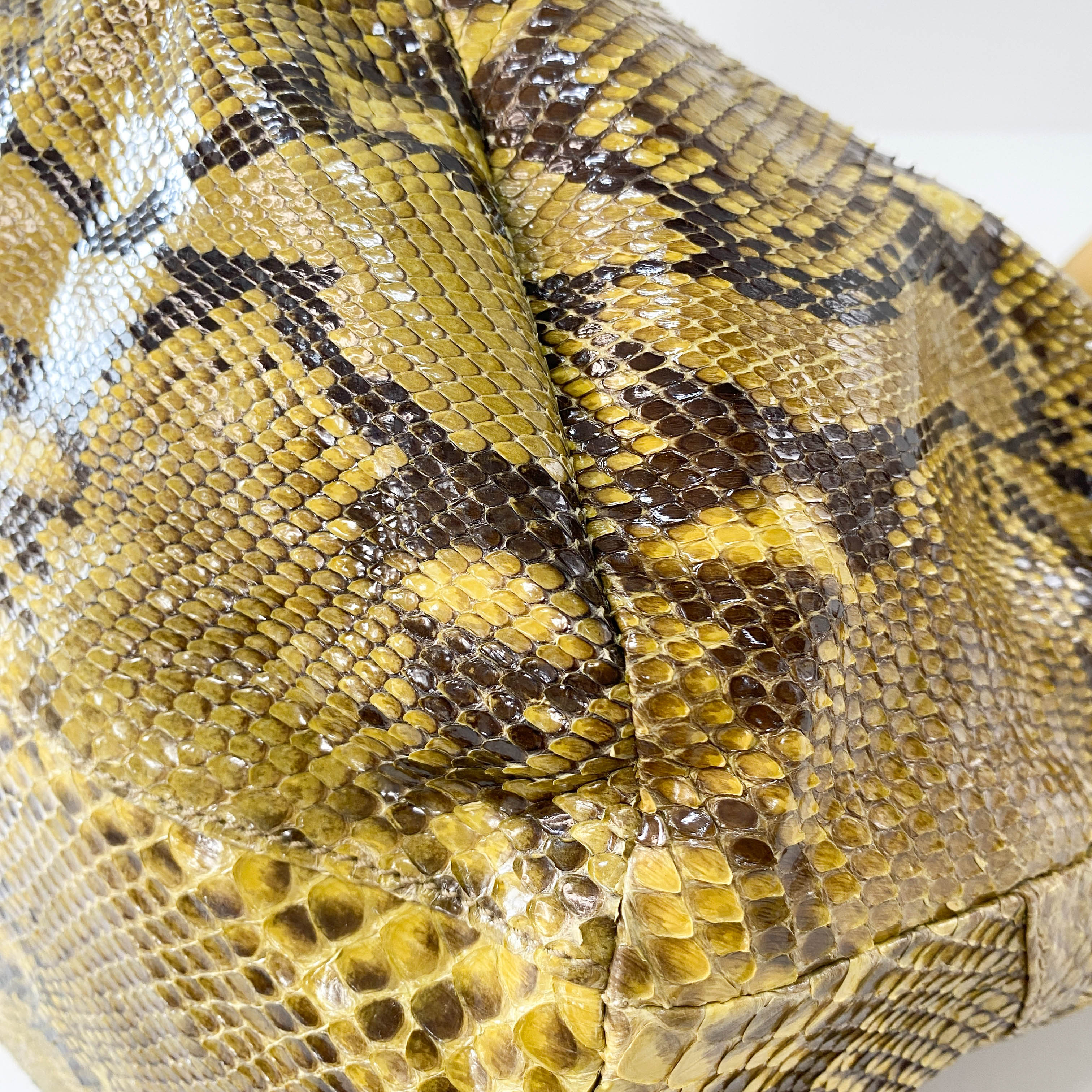 1996SS Tom Ford Era Bamboo Yellow Leather Bag