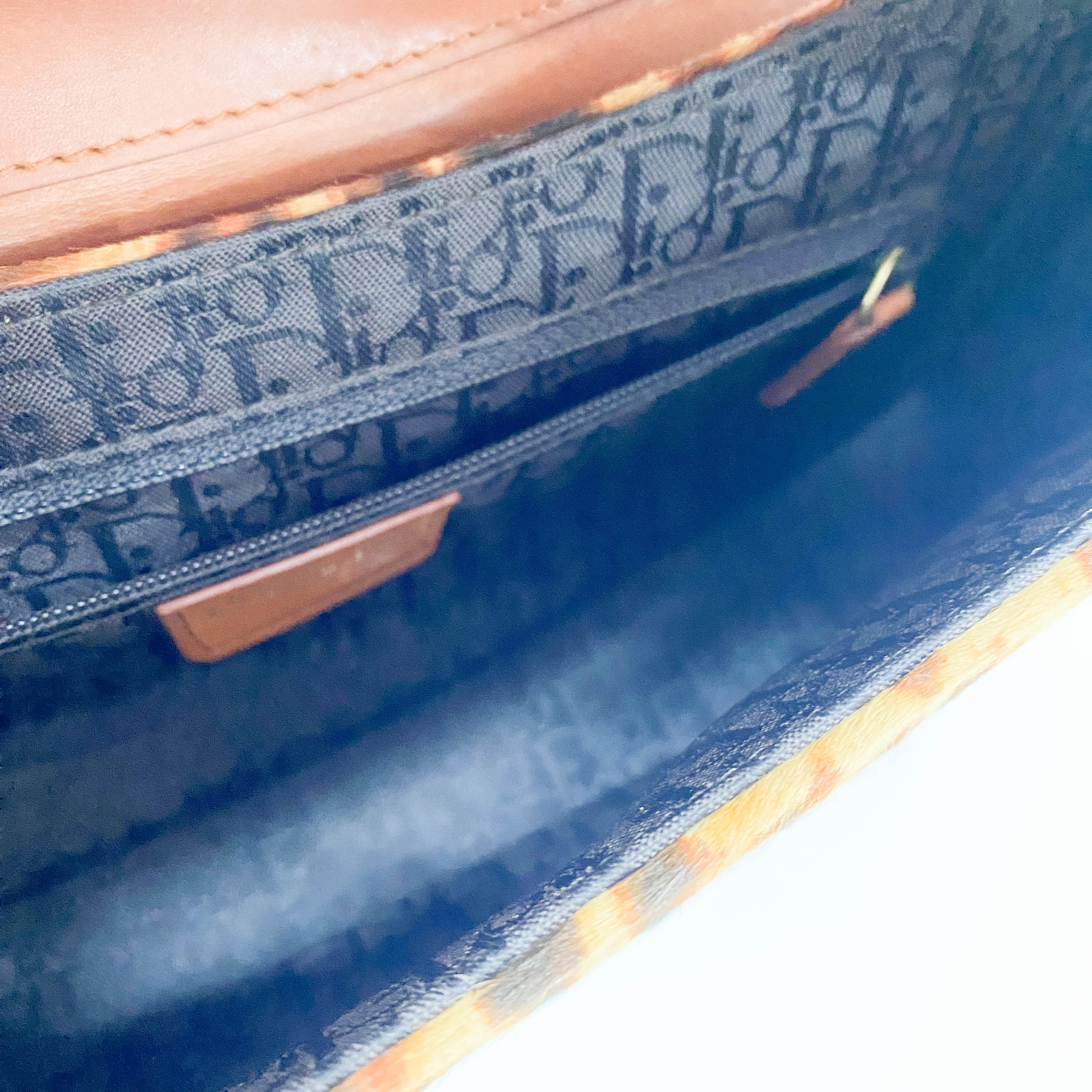 Columbus Leopard Pony Hair Shoulder Bag