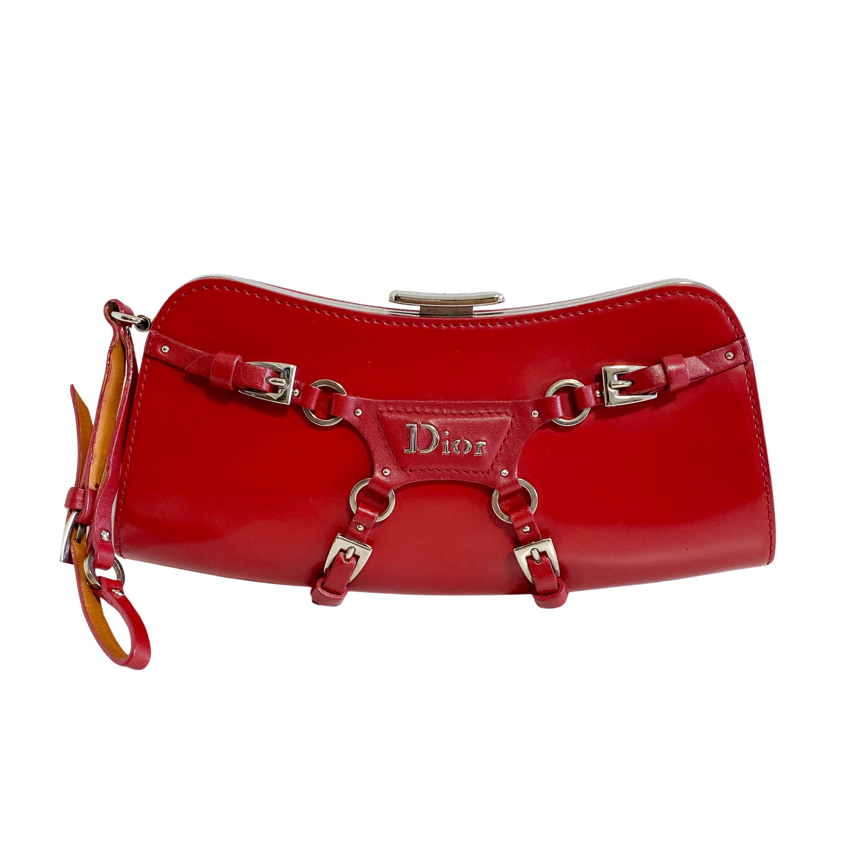 Punk Series Red Clutch Handbag