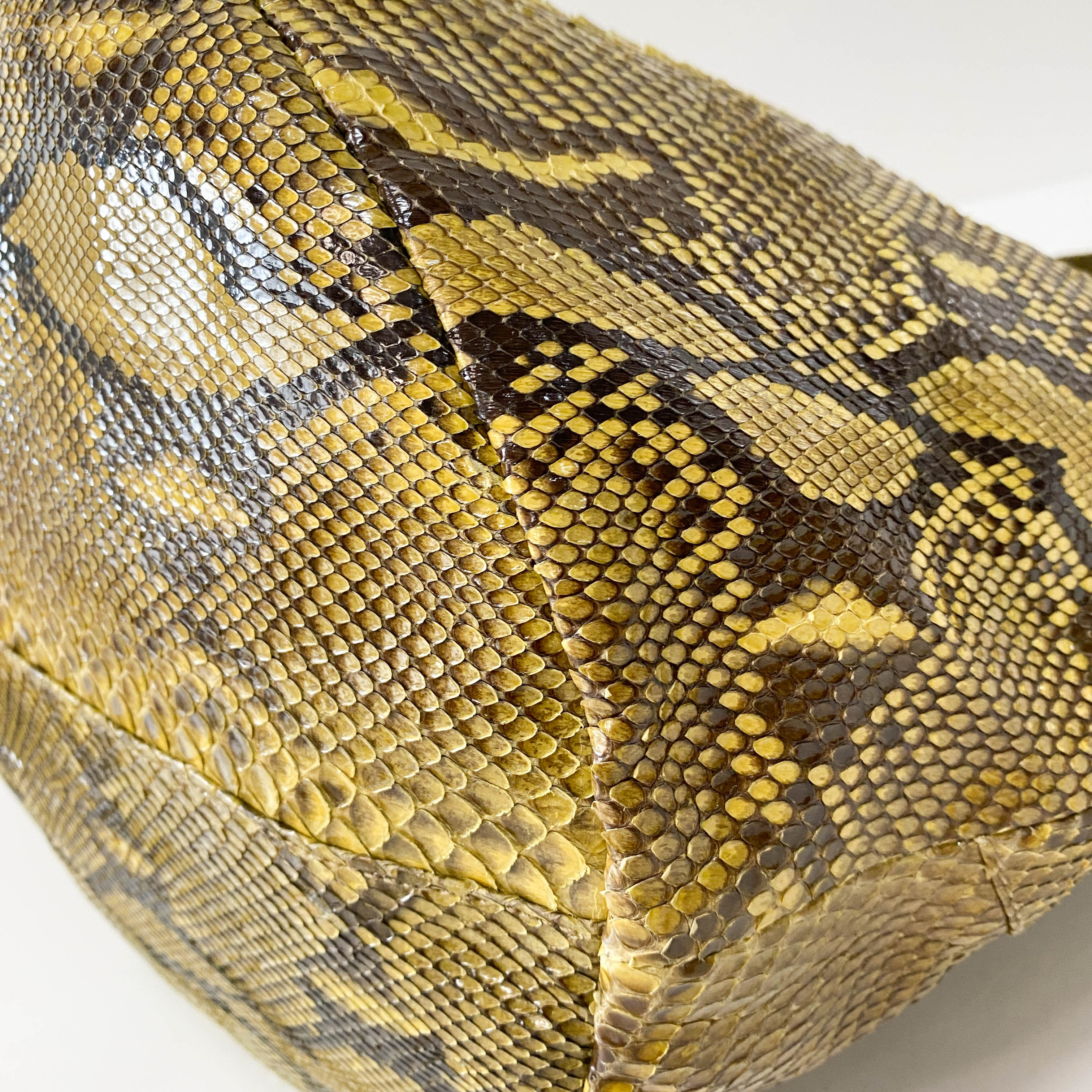 1996SS Tom Ford Era Bamboo Yellow Leather Bag