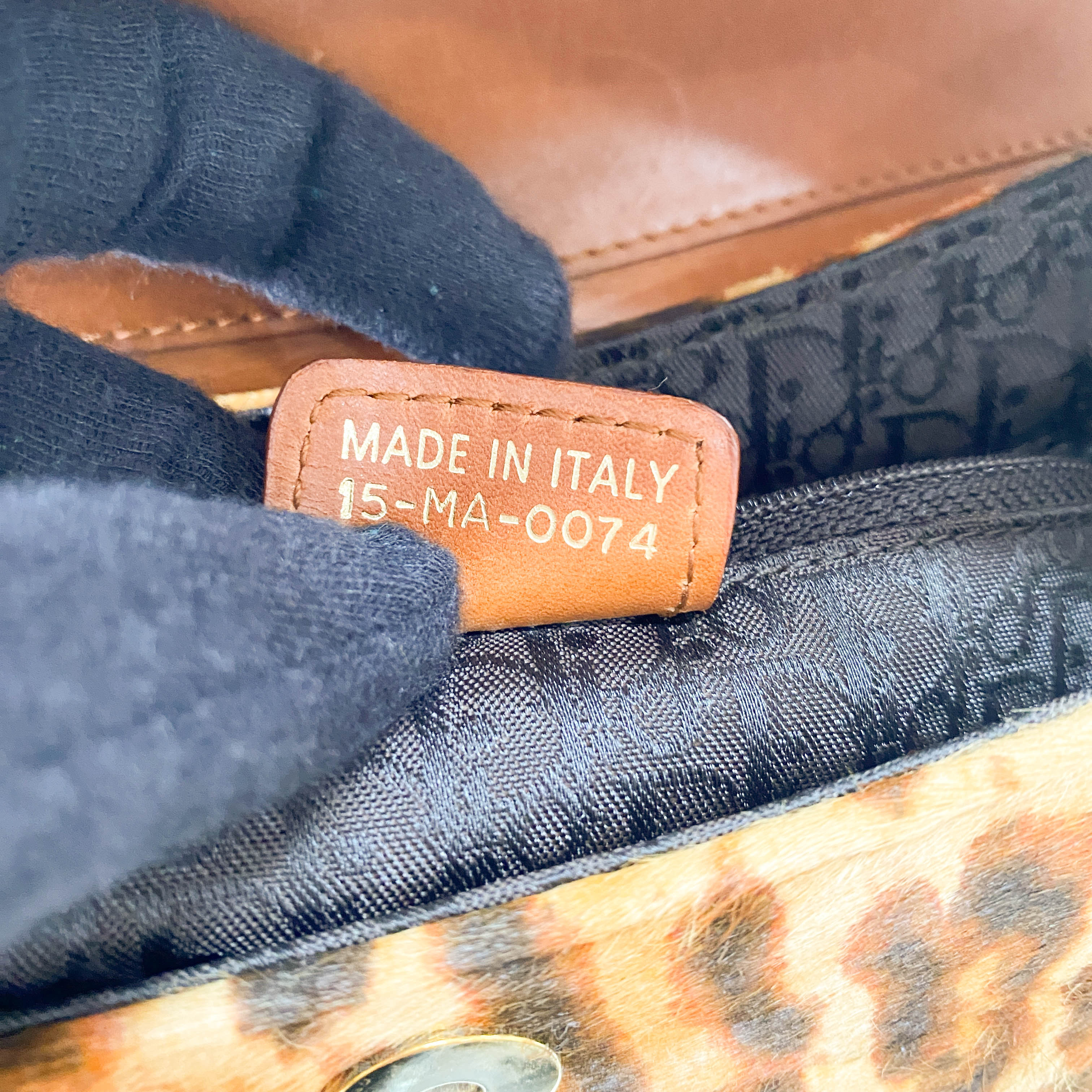 Columbus Leopard Pony Hair Shoulder Bag