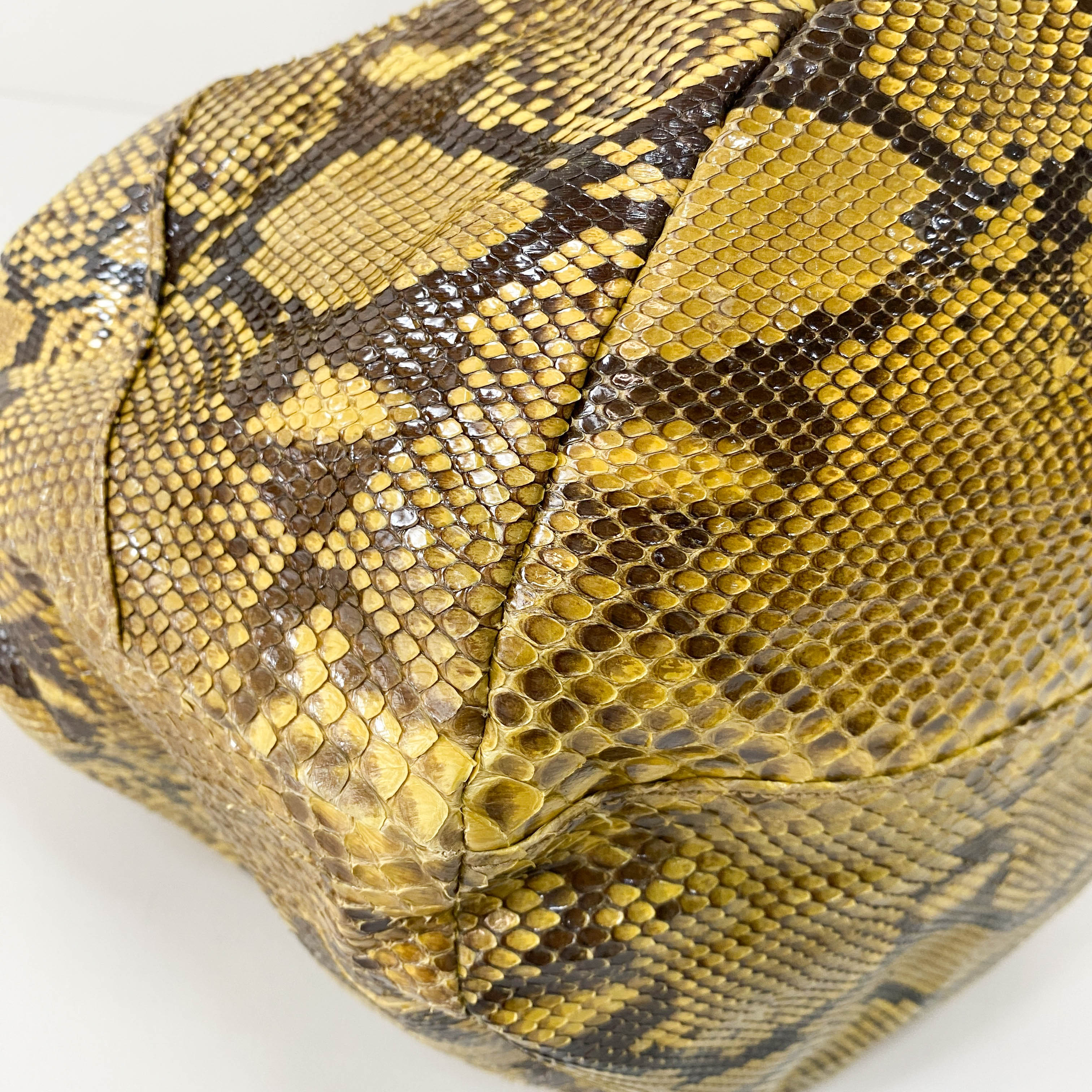 1996SS Tom Ford Era Bamboo Yellow Leather Bag