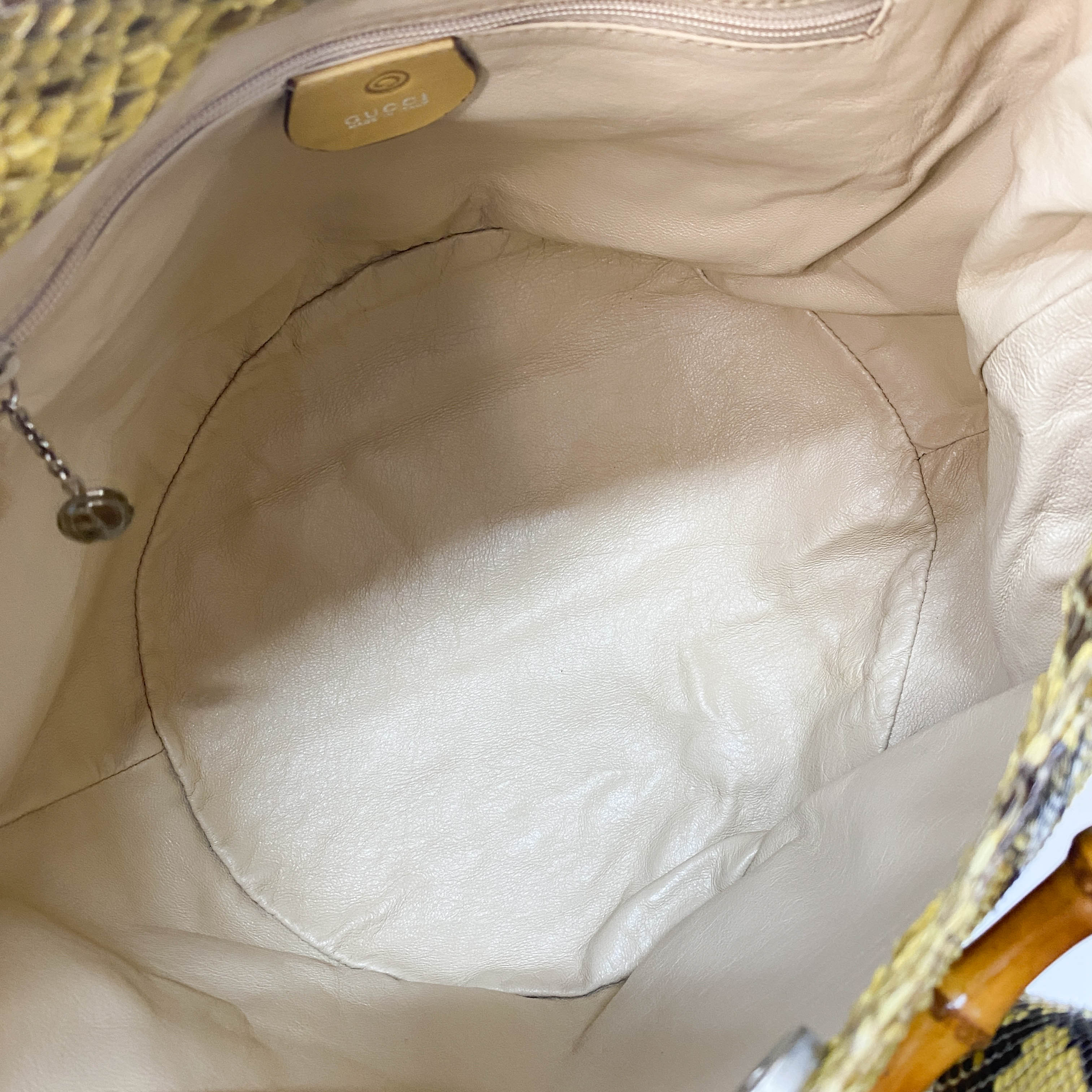 1996SS Tom Ford Era Bamboo Yellow Leather Bag